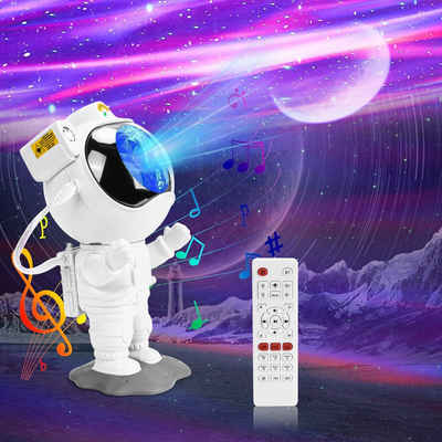 Laybasic Projektionslampe Sternenhimmel projektor astronaut,Aurora Nordlicht Projektor Mondlampe, ramadan deko