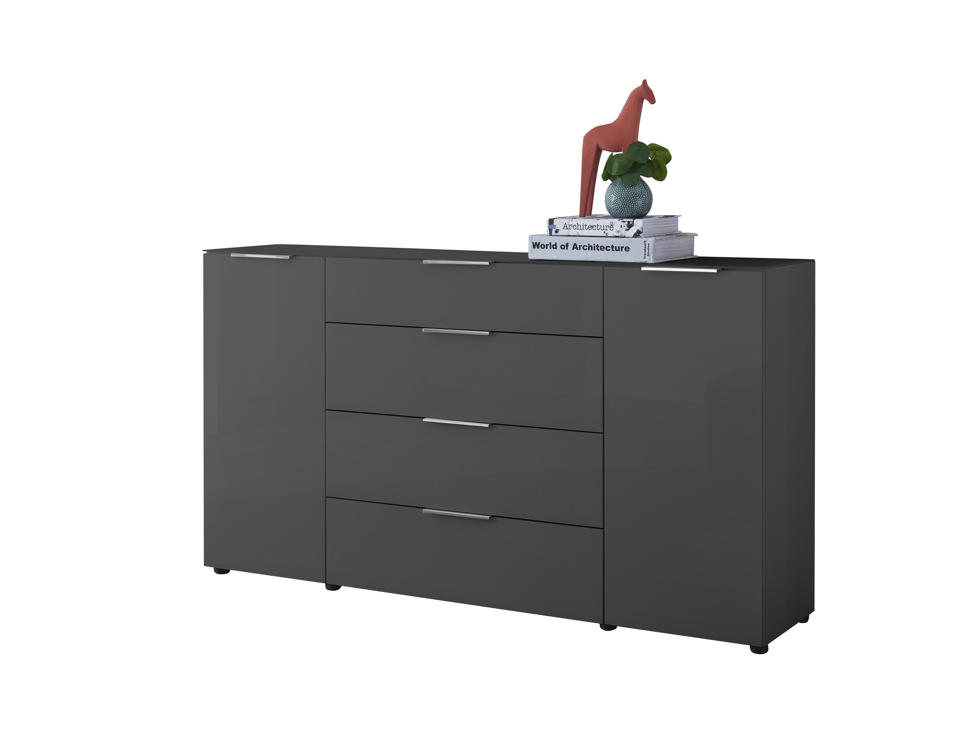 Bega Consult Kommode in Anthrazit, - 180x99x40 cm (BxHxT)