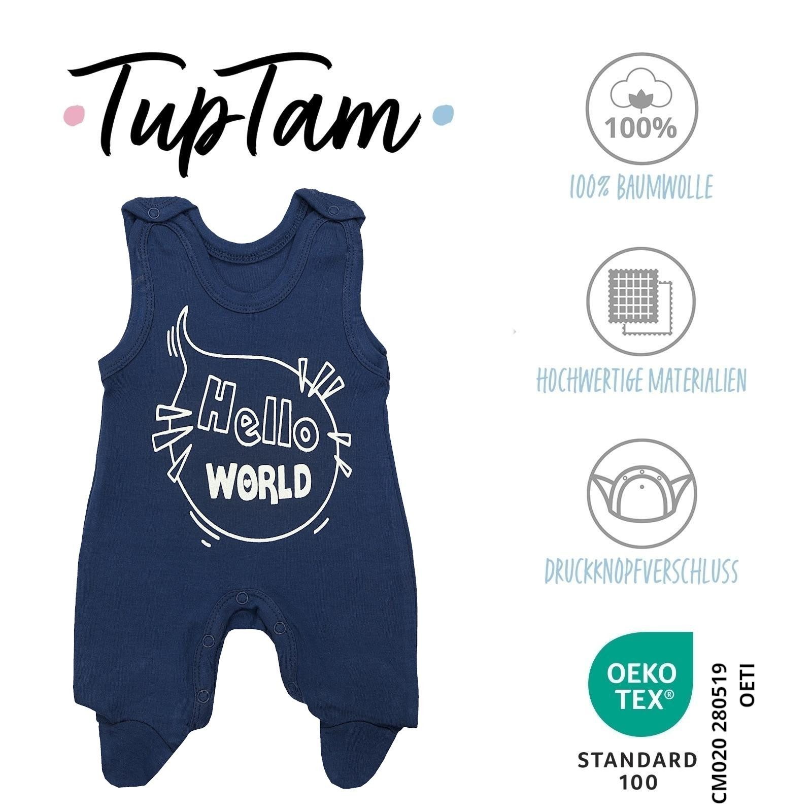 TupTam Strampler TupTam Baby Unisex Strampler mit Aufdruck Spruch 5er Pack