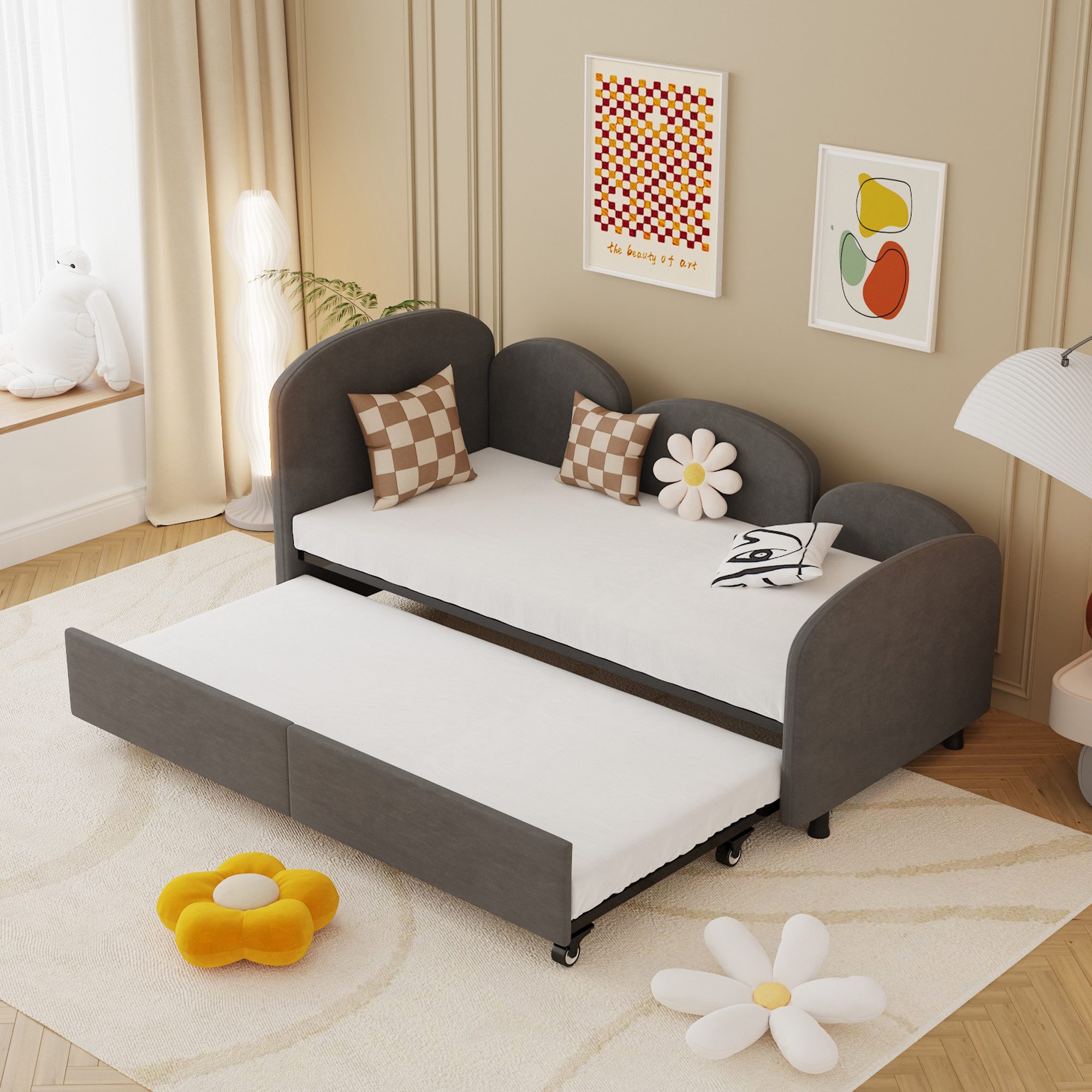 Flieks Daybett, Polsterbett Sofabett mit Ausziehbett günstig online kaufen