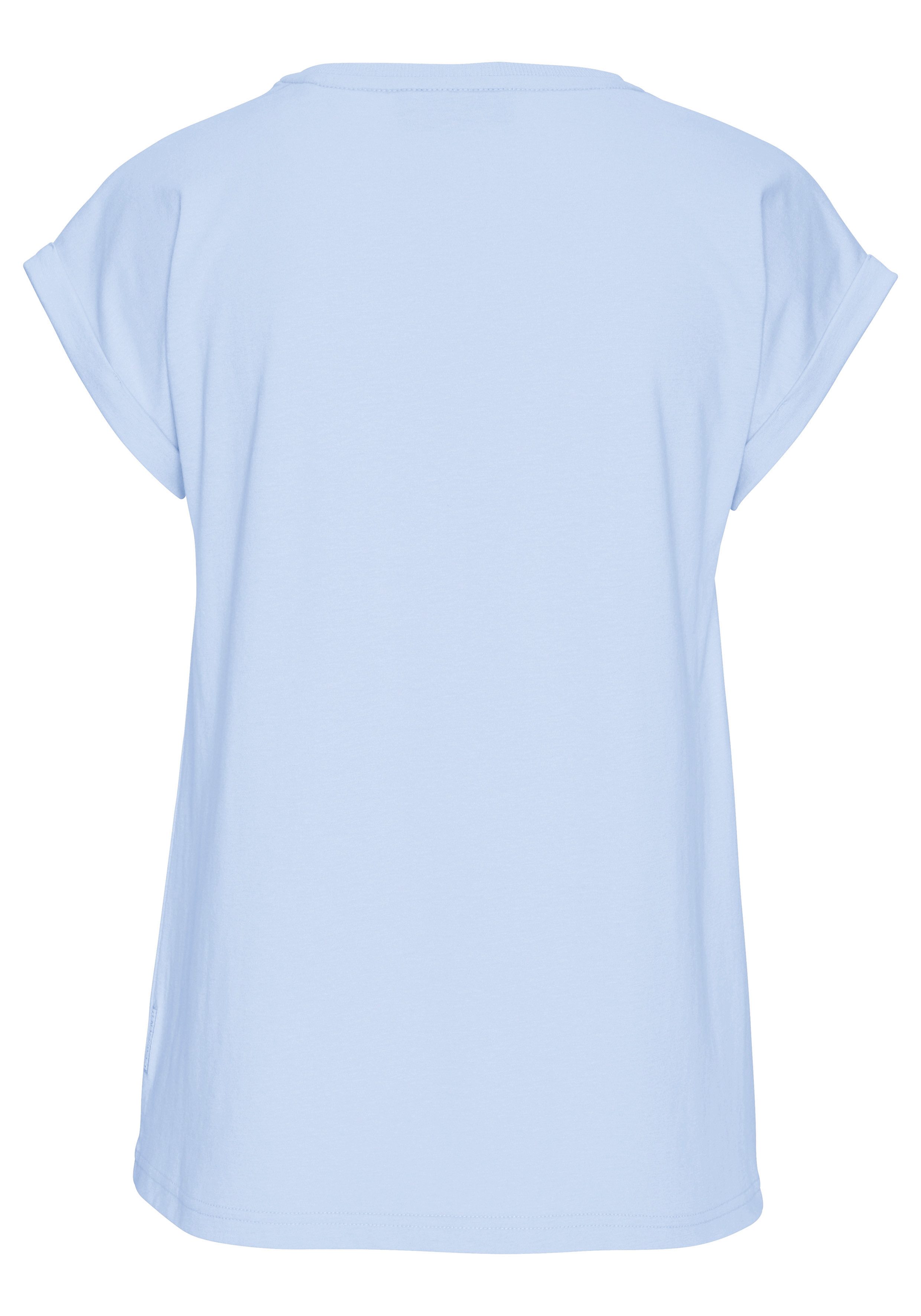 Elbsand T-Shirt Eldis mit Logodruck, Kurzarmshirt aus Baumwoll-Mix, sportlich-casual