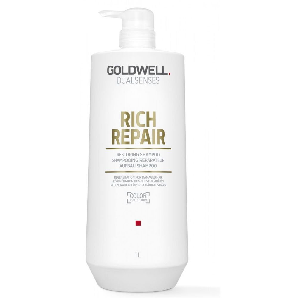 Haarshampoo Rich Goldwell Dualsenses 1000ml Restoring Shampoo Repair