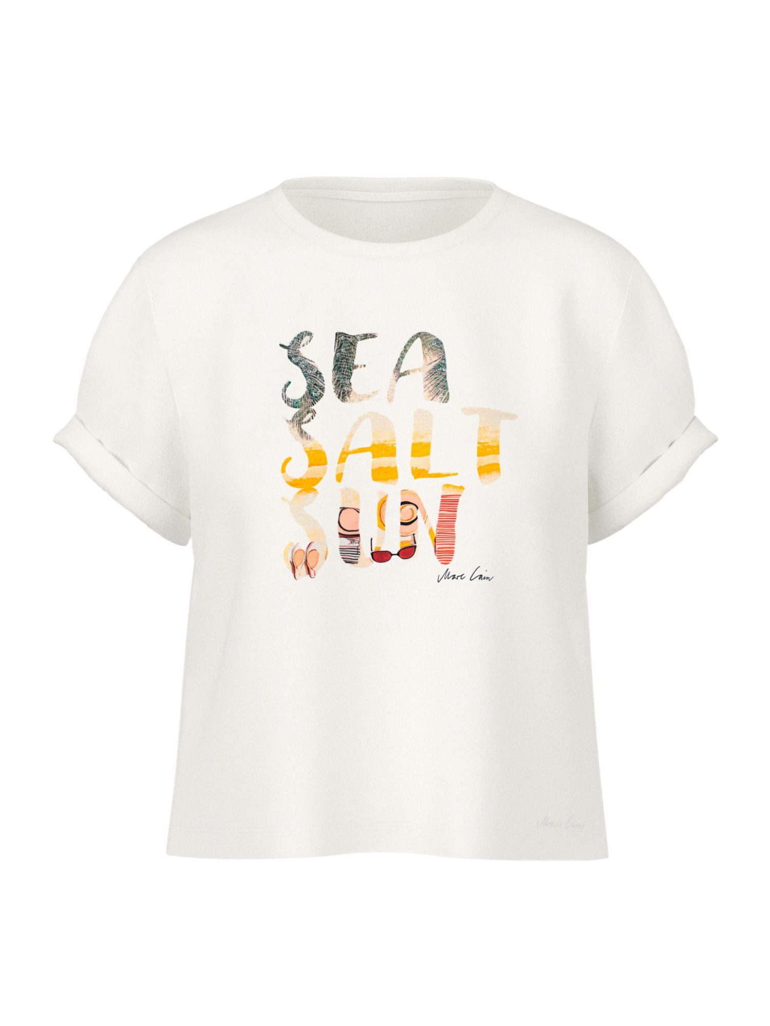 Marc Cain Kurzarmshirt AC.2 - F - Blazing Sun