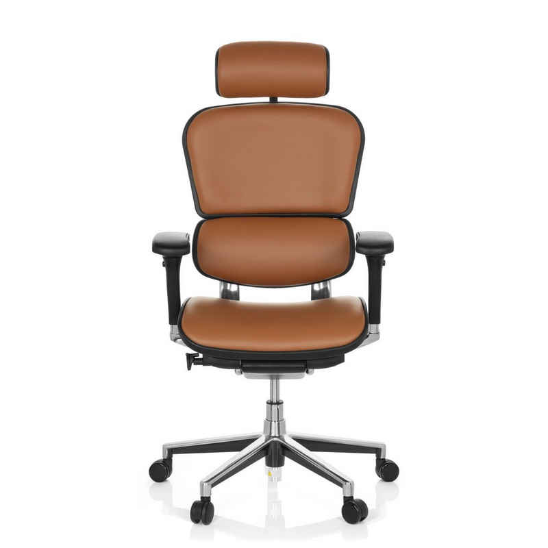 hjh OFFICE Drehstuhl »Luxus Chefsessel ERGOHUMAN Leder« (1 St), ergonomisch