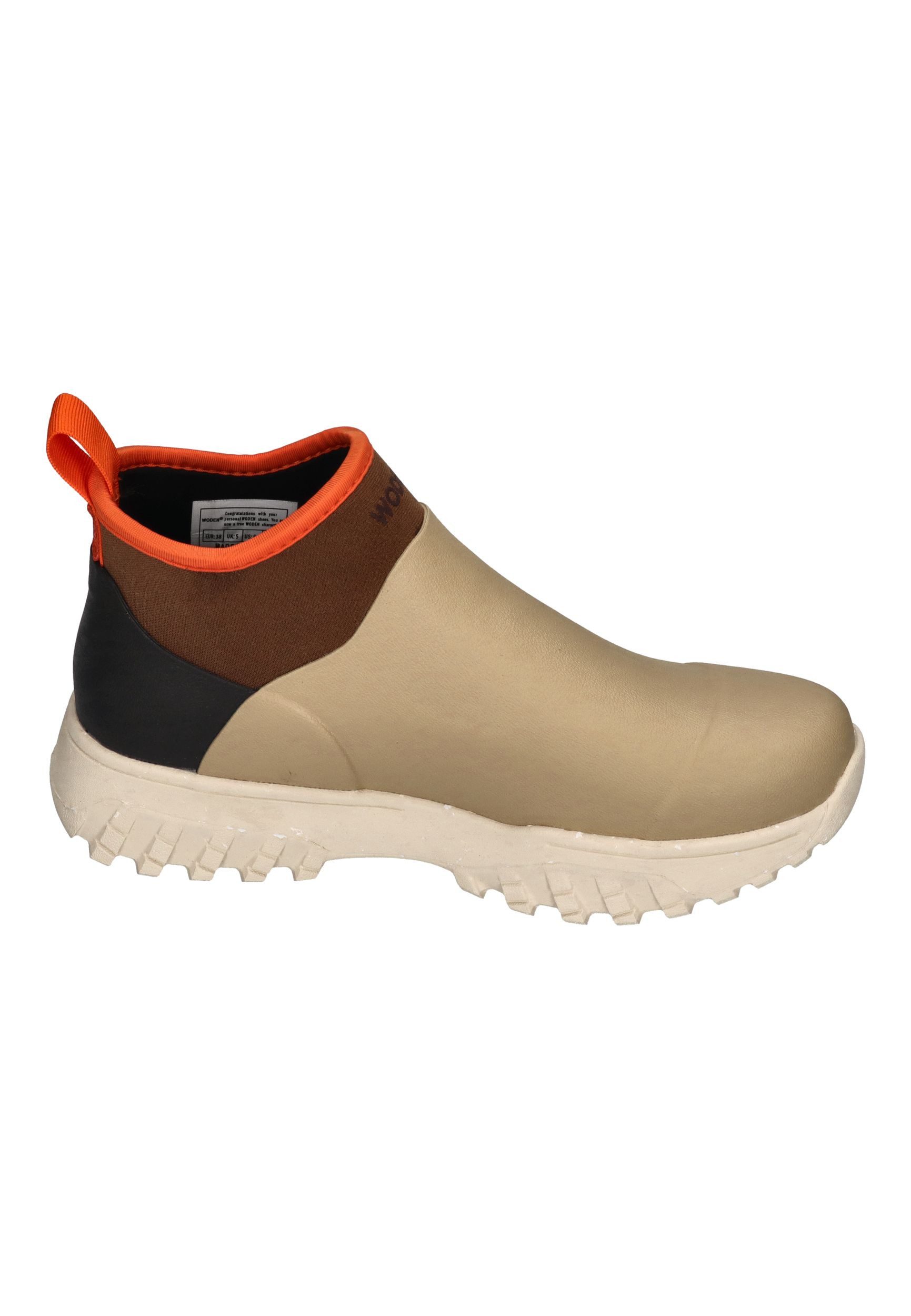WODEN IRENE WATERPROOF Gummistiefel Coffee Cream Multi – Bild 4 von 5