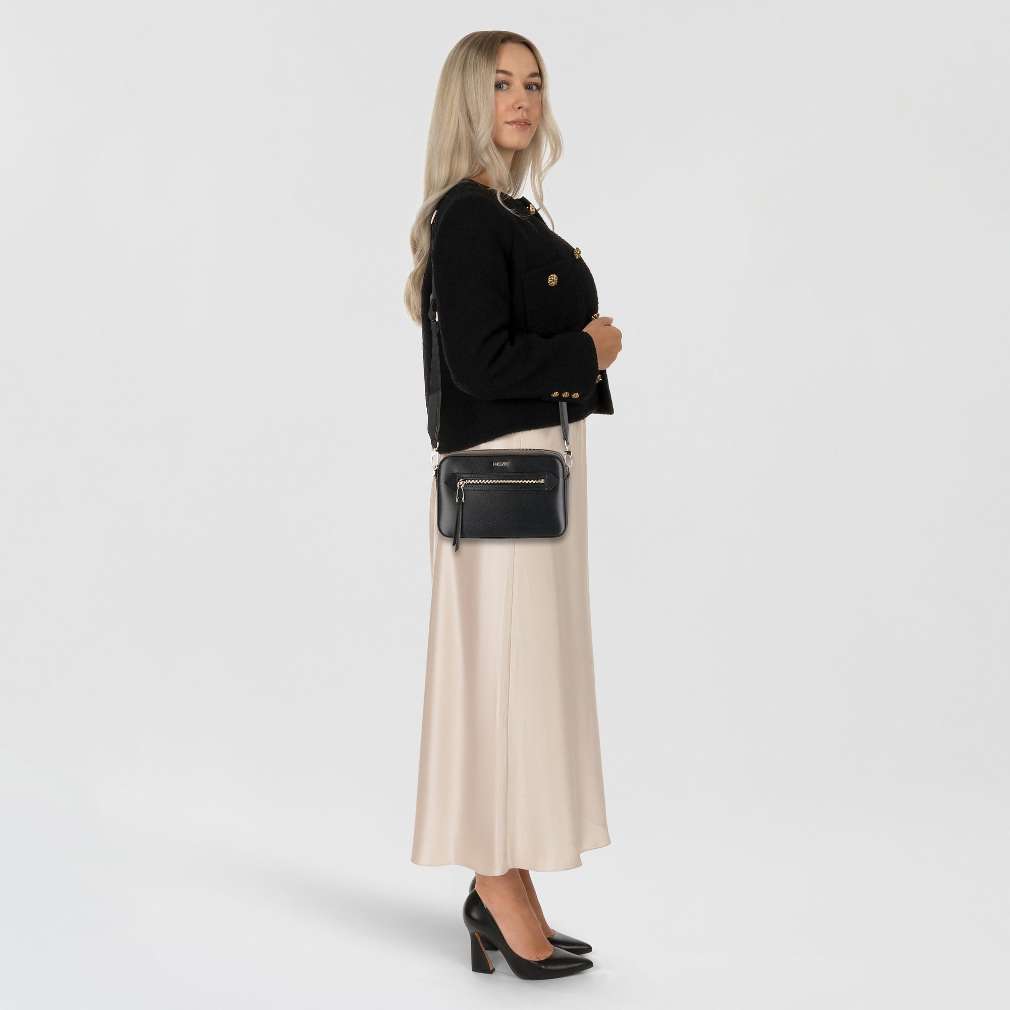 DKNY Umhängetasche Bryant, Leder