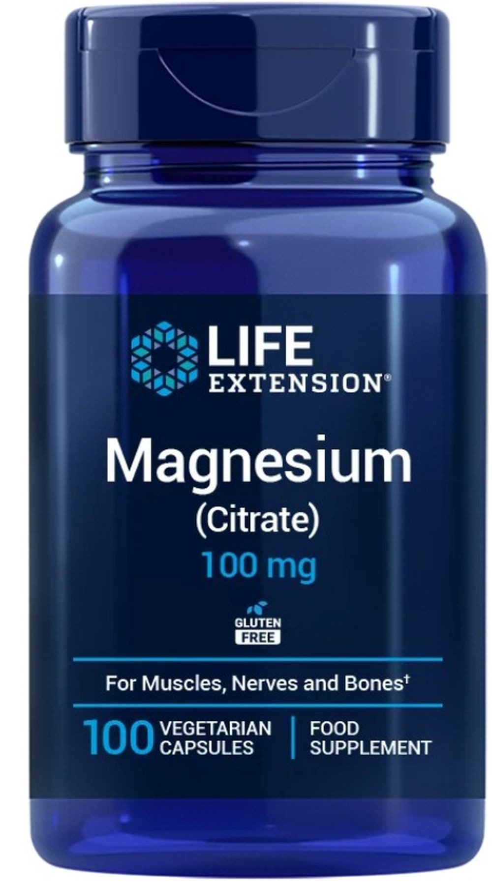 Life Extension Life Extension Magnesium (Citrate) 100 mg - 100 veg. Kapseln Kapseln