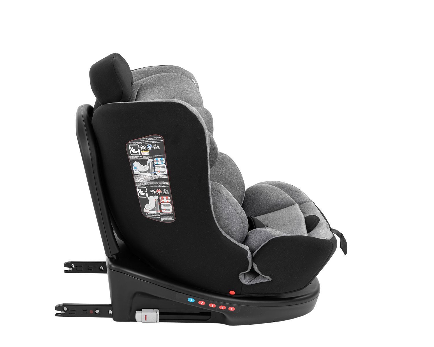 Kikkaboo Autokindersitz Kindersitz i-Safe, i-Size, ab: 0, bis: 12, Isofix, Top-Tether, verstellbar