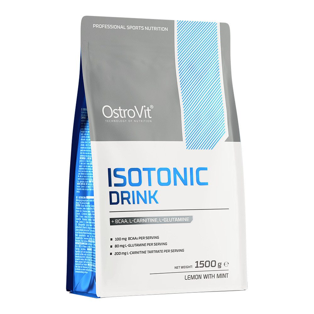 OstroVit OstroVit Isotonisches Getränkepulver 1500 g BCAA Glutamin L-Carnitin Pulver