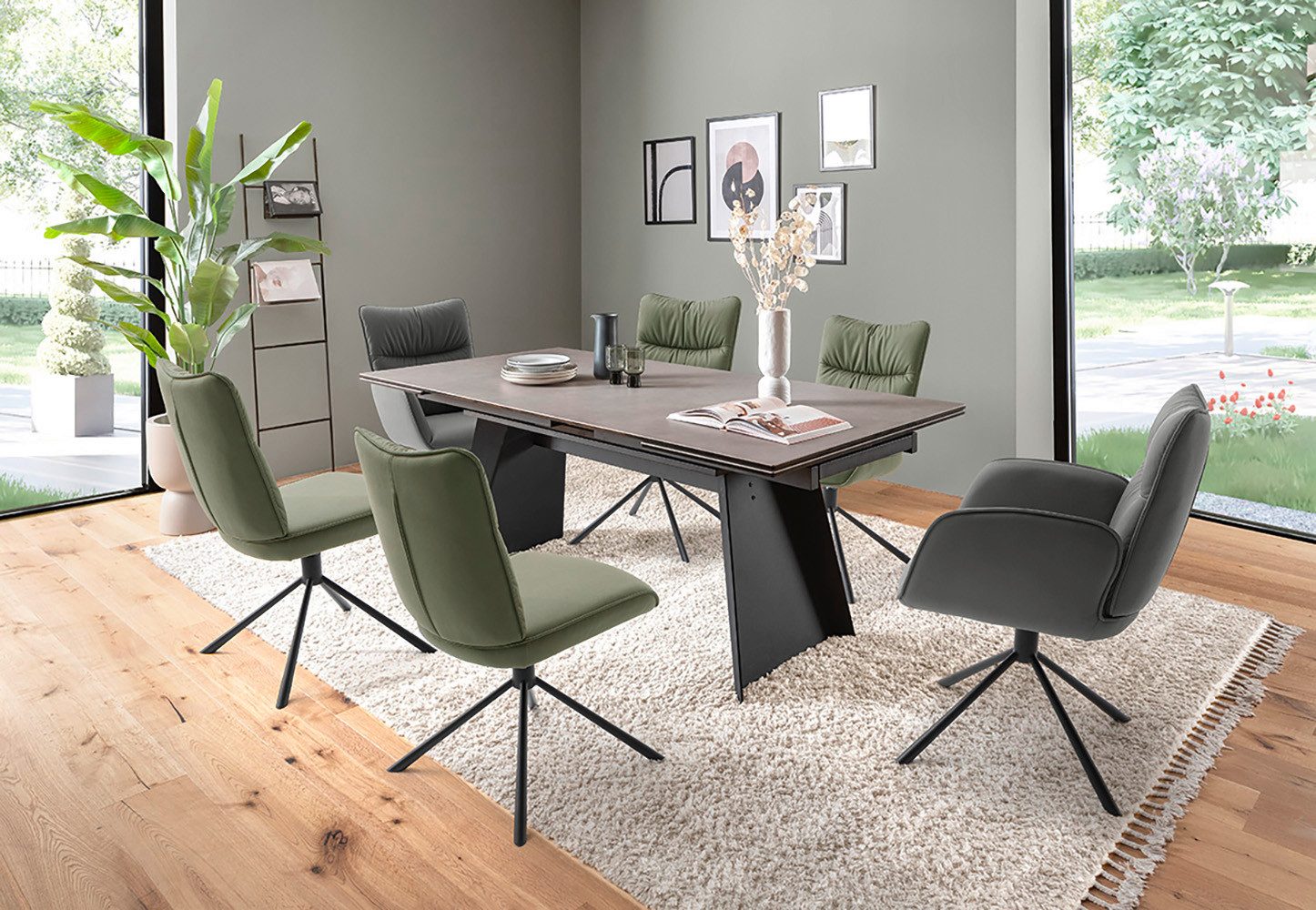 MCA furniture 4-Fußstuhl "MARIN Esszimmerstuhl (2er Set) - Stuhl" (Set) 2 S günstig online kaufen