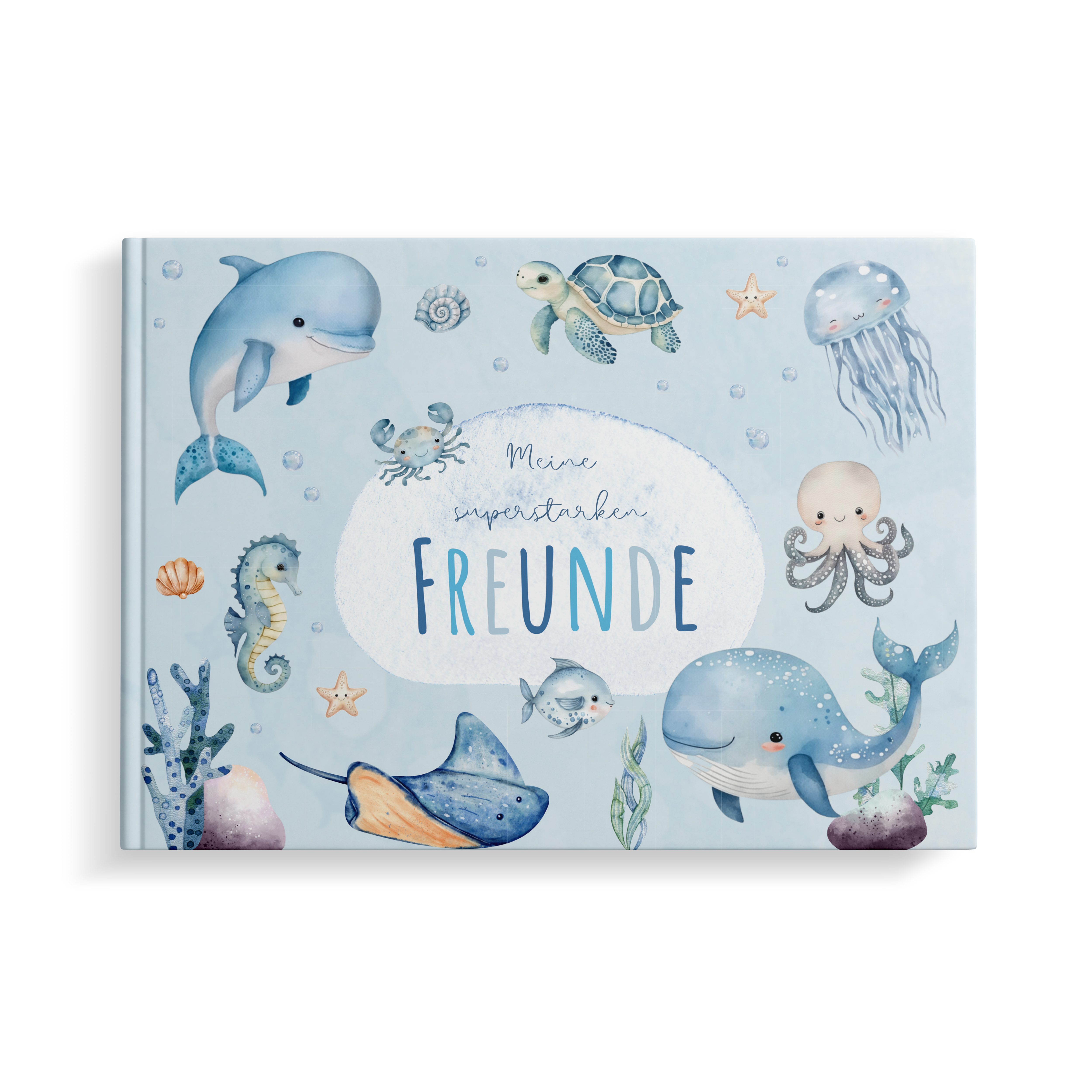 MeinBaby123® Tagebuch Freundebuch für Kinder, Freundschaftsalbum, Freundealbum Kindergarten und Schule, Freundschaftsbuch Hardcover