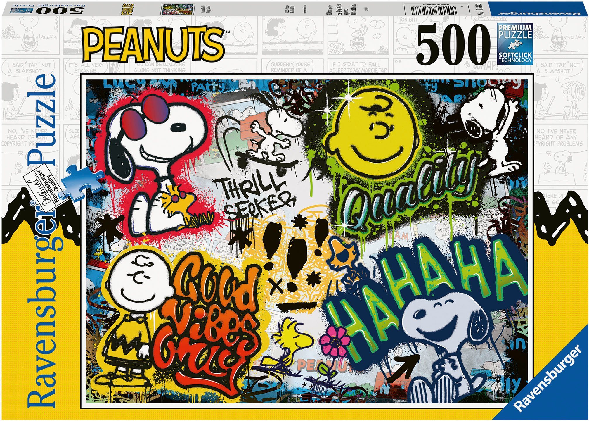Germany; Made 500 Ravensburger in Peanuts FSC®- Graffiti, Wald Puzzleteile, schützt Puzzle - weltweit