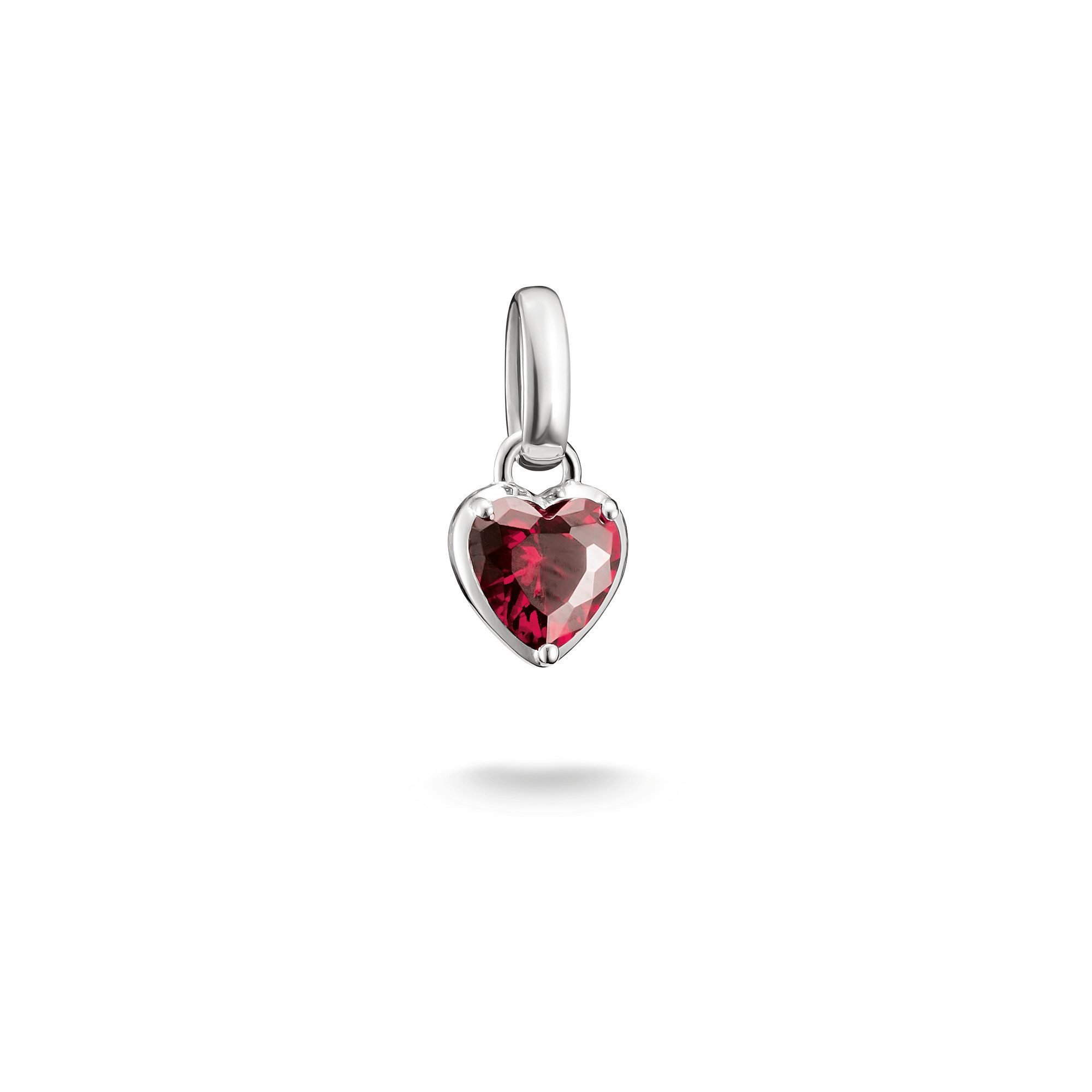 THOMAS SABO Charm-Einhänger Birthstone/Geburtsstein Charm - Connect, mit Zirkonia (synth) oder Glas-Keramik Stein oder Türkis-Imitat