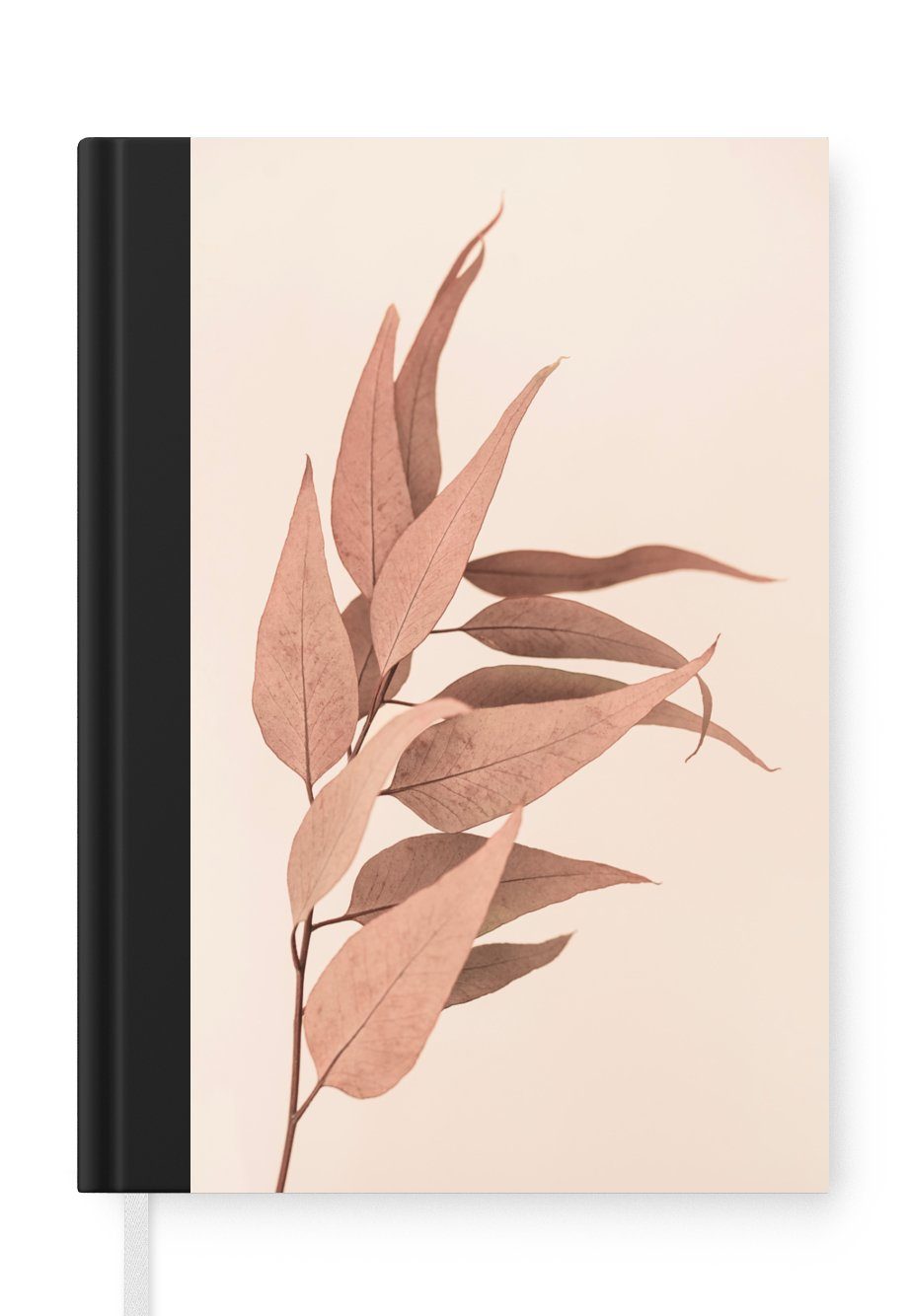 MuchoWow Notizbuch Pflanze - Braun - Natur - Blume, Journal, Merkzettel, Tagebuch, Notizheft, A5, 98 Seiten, Haushaltsbuch