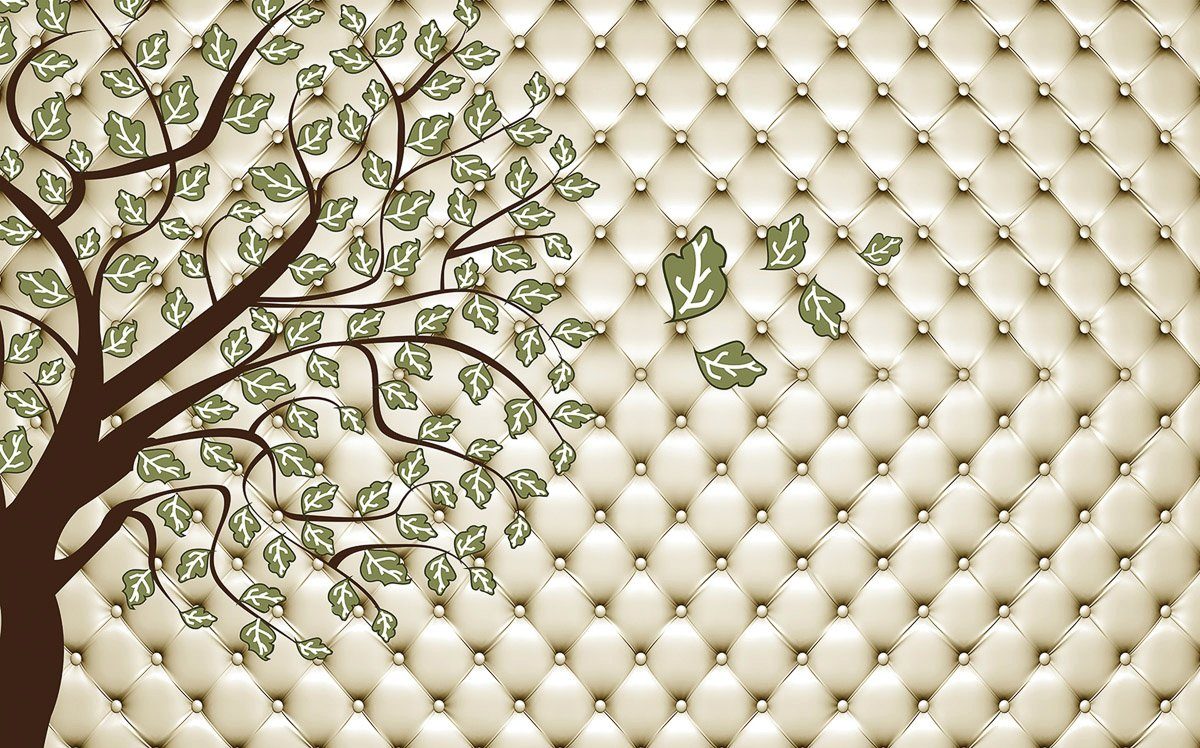 Papermoon Fototapete Muster mit Baum