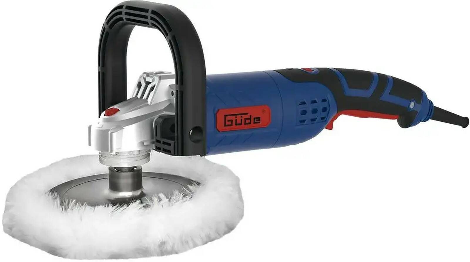 Güde Poliermaschine AP 180-1150 E, 3000 max. U/min, (Komplett-Set, mit Transportkoffer), Soft-Start-Funktion, Polierteller mit Klettsystem