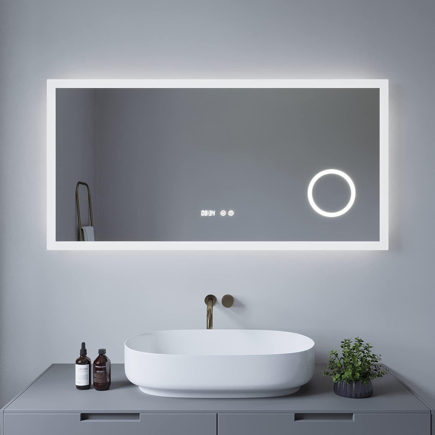 AQUABATOS Badspiegel LED Bad Spiegel mit günstig online kaufen
