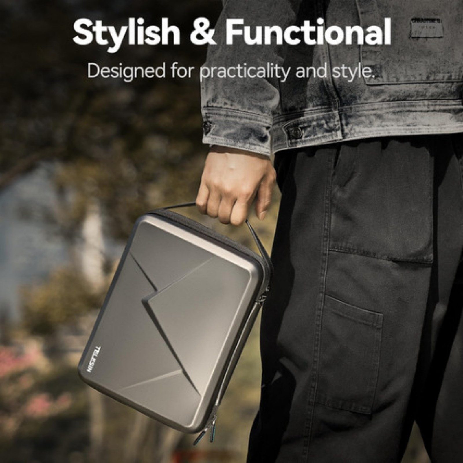 Telesin Kameratasche Hartschalen Tasche für Action 5/4/3 Pro Stoßfest & Wasserdicht