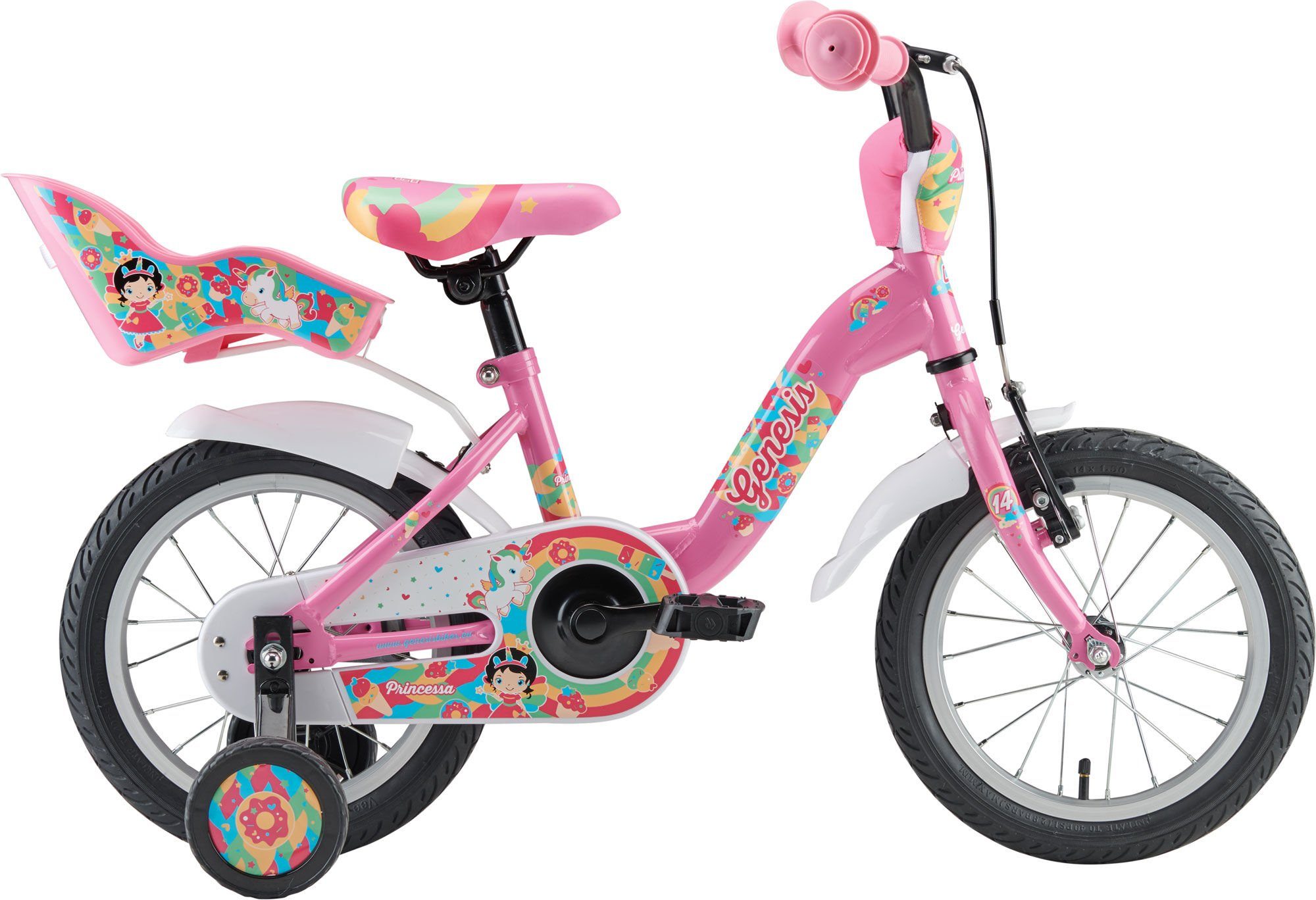 GENESIS Kinderfahrrad Kinder-Fahrrad Genesis Princessa 14"