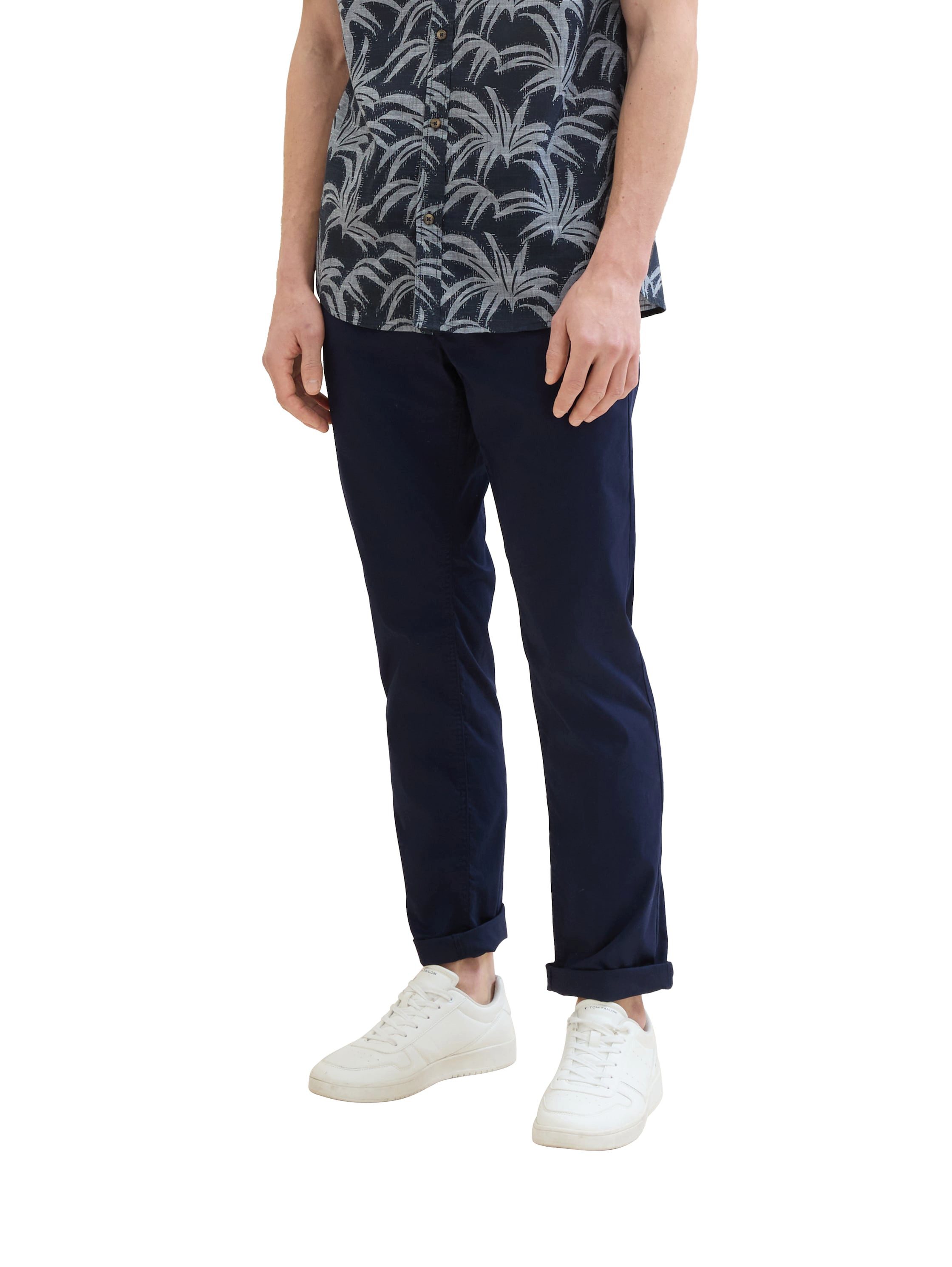 TOM TAILOR 5-Pocket-Hose mit Marken-Badge auf günstig online kaufen