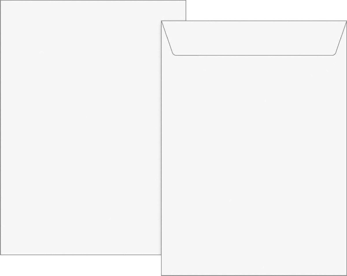 BRUNNEN Versandtasche Посылочные принадлежности C5 90g/qm haftklebend weiß VE=5 Stück (10 Stück)