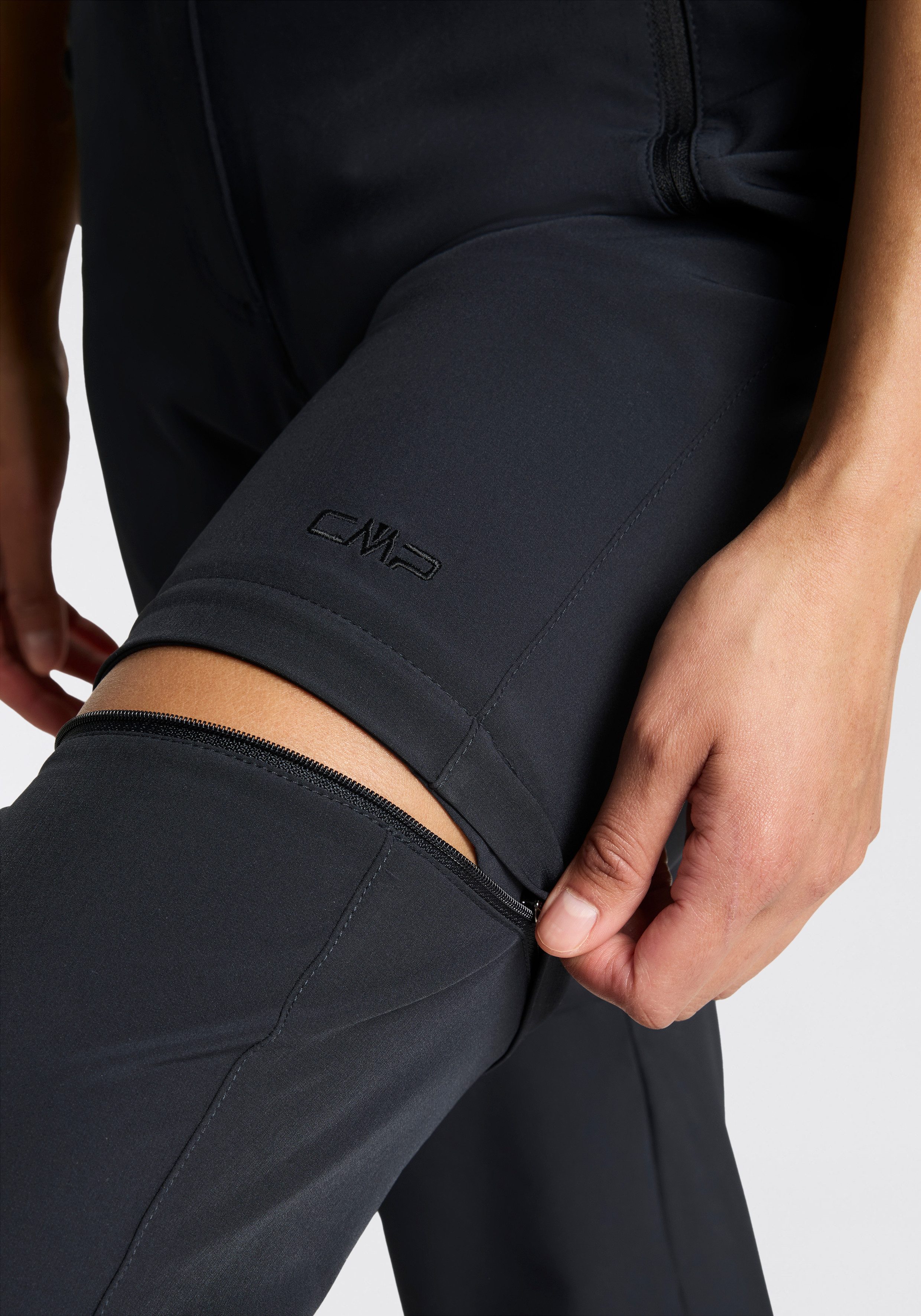 CMP Zip-off-Hose (Set, mit Gürtel) Elastisch & Schnell trocknend & Atmungsaktiv