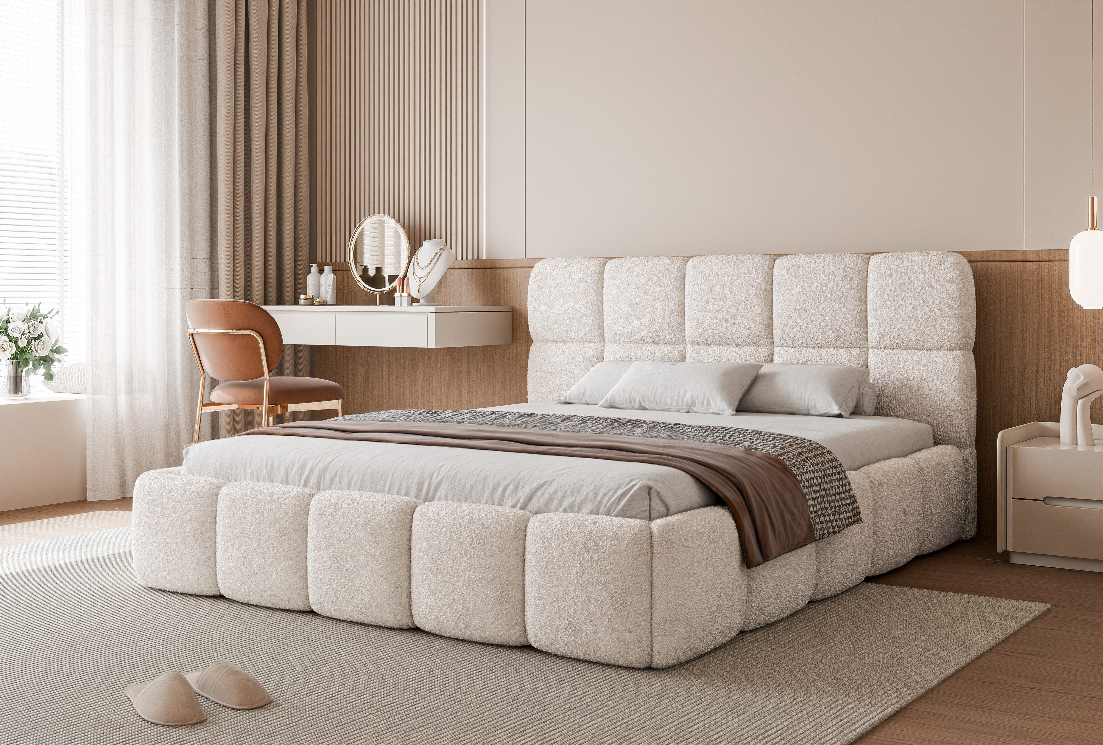 yourhouse24 Polsterbett Cloud Doppelbett Bettgestell Lattenrost günstig online kaufen