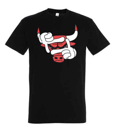 Youth Designz T-Shirt »Bulls Sport Herren T-Shirt« mit modischem Frontprint