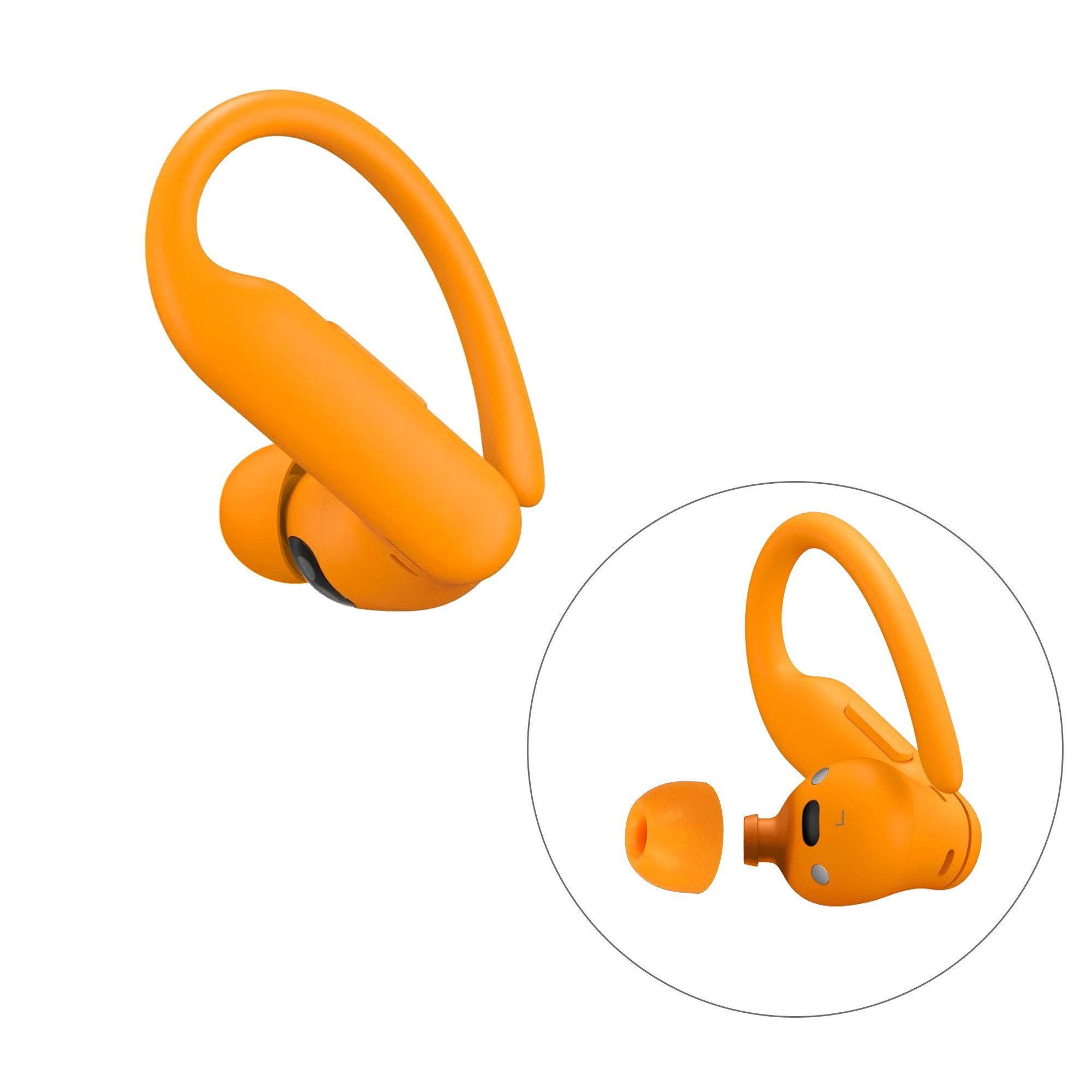 kwmobile Kopfhörer-Schutzhülle 8x Ersatzpolster für Beats Powerbeats Pro 2, 4 Größen - Silikon Ersatz Ohrstöpsel für Beats In-Ear Headphones