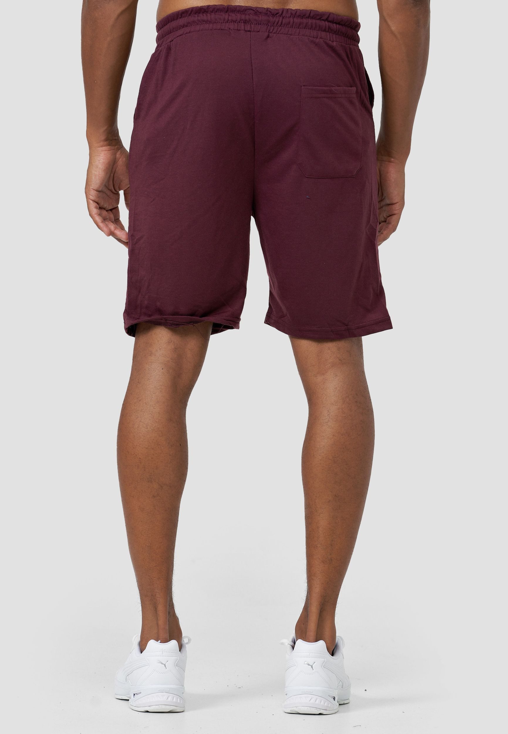 FORBEST Sweatshorts Trainings Kurze Sommer Taschen für Herren (1-tlg) Baumwolle Normal Fit unifarben atmungsaktiv Kordelzug