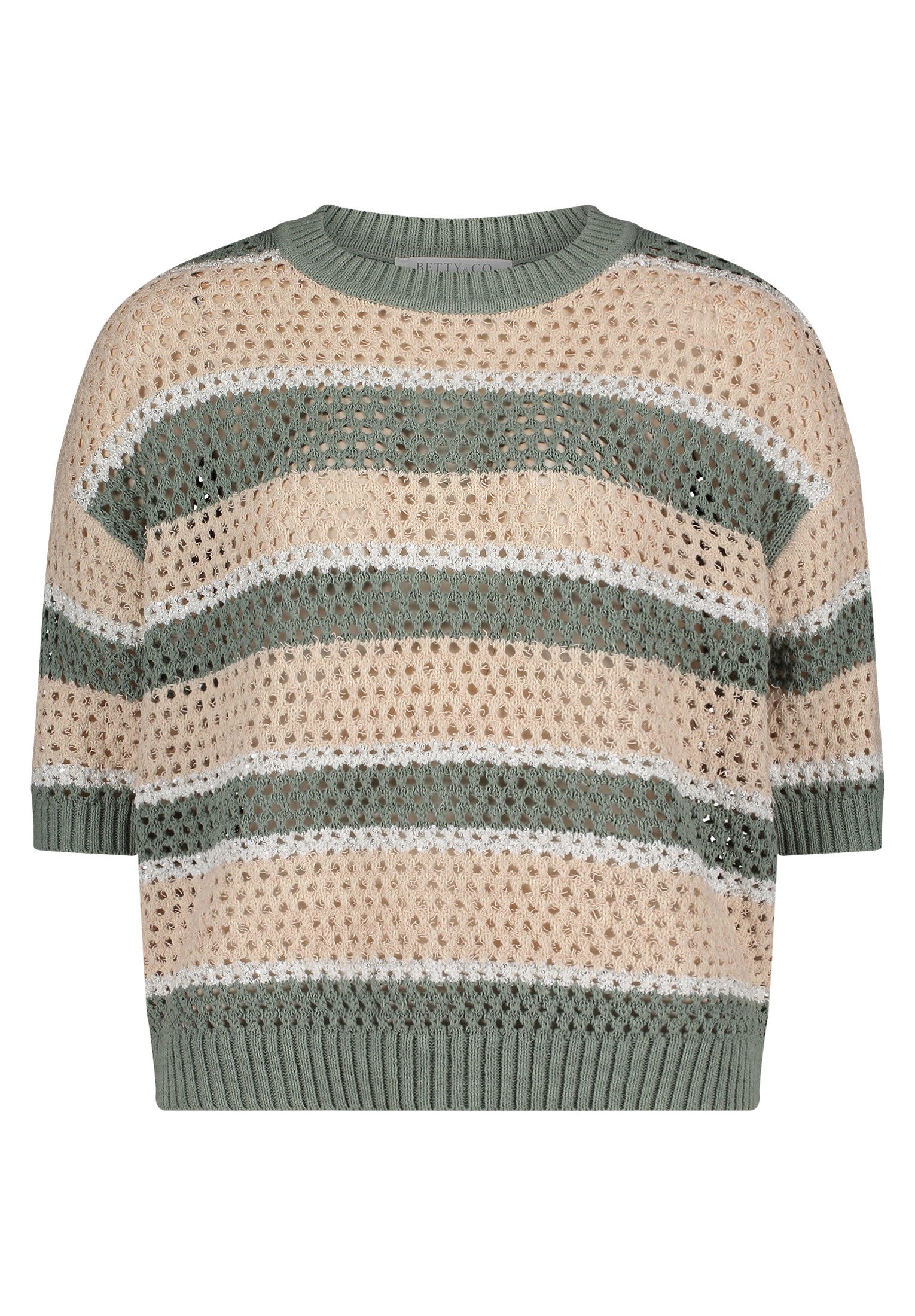 Kurzarmpullover Strickpullover