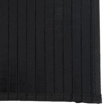 Teppich Teppich Quadratisch Schwarz 100x100 cm Bambus, vidaXL, Quadrat