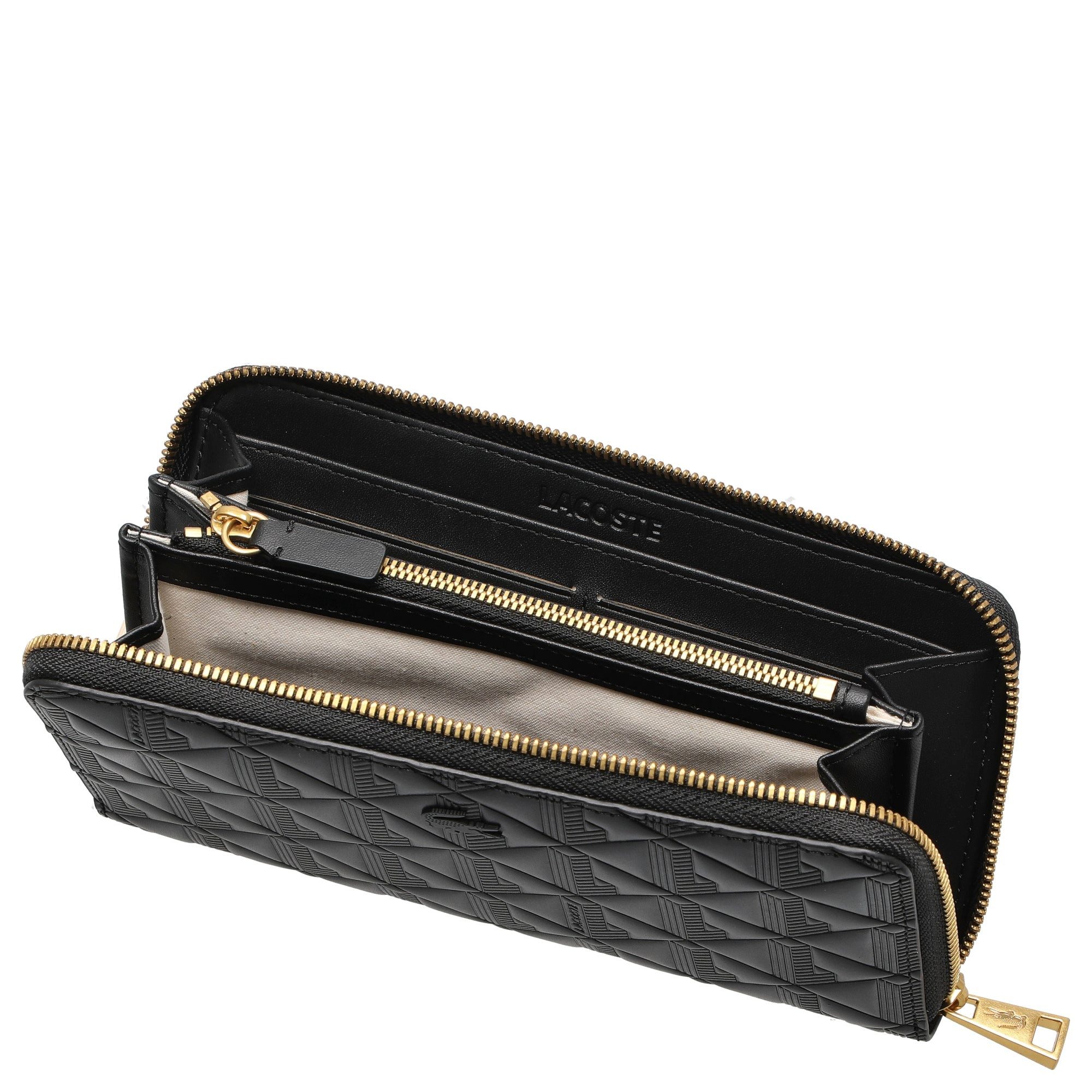 Lacoste Geldbörse Maheki - Geldbörse 8cc 20 cm (schwarz)