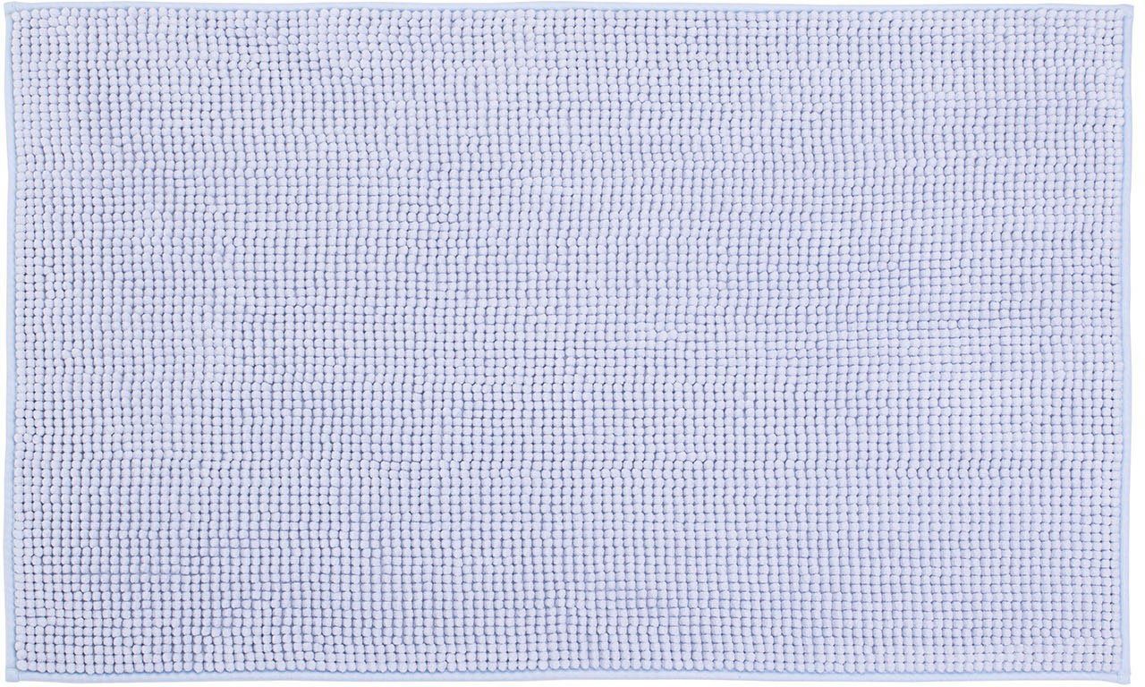 beste Qualität Badematte Chenille Gözze, Höhe 15 Polyester, fußbodenheizungsgeeignet, besonders weich Microfaser, rechteckig, hell/silberfarben Badteppich, waschbar durch Farben, Uni beschichtet, mm, rutschhemmend