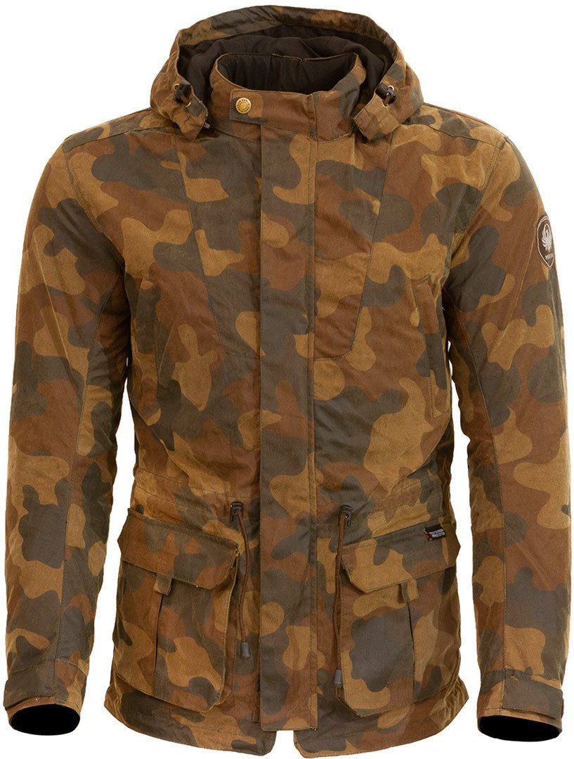 Merlin Motorradjacke Belmot Camo Motorrad Wachsjacke