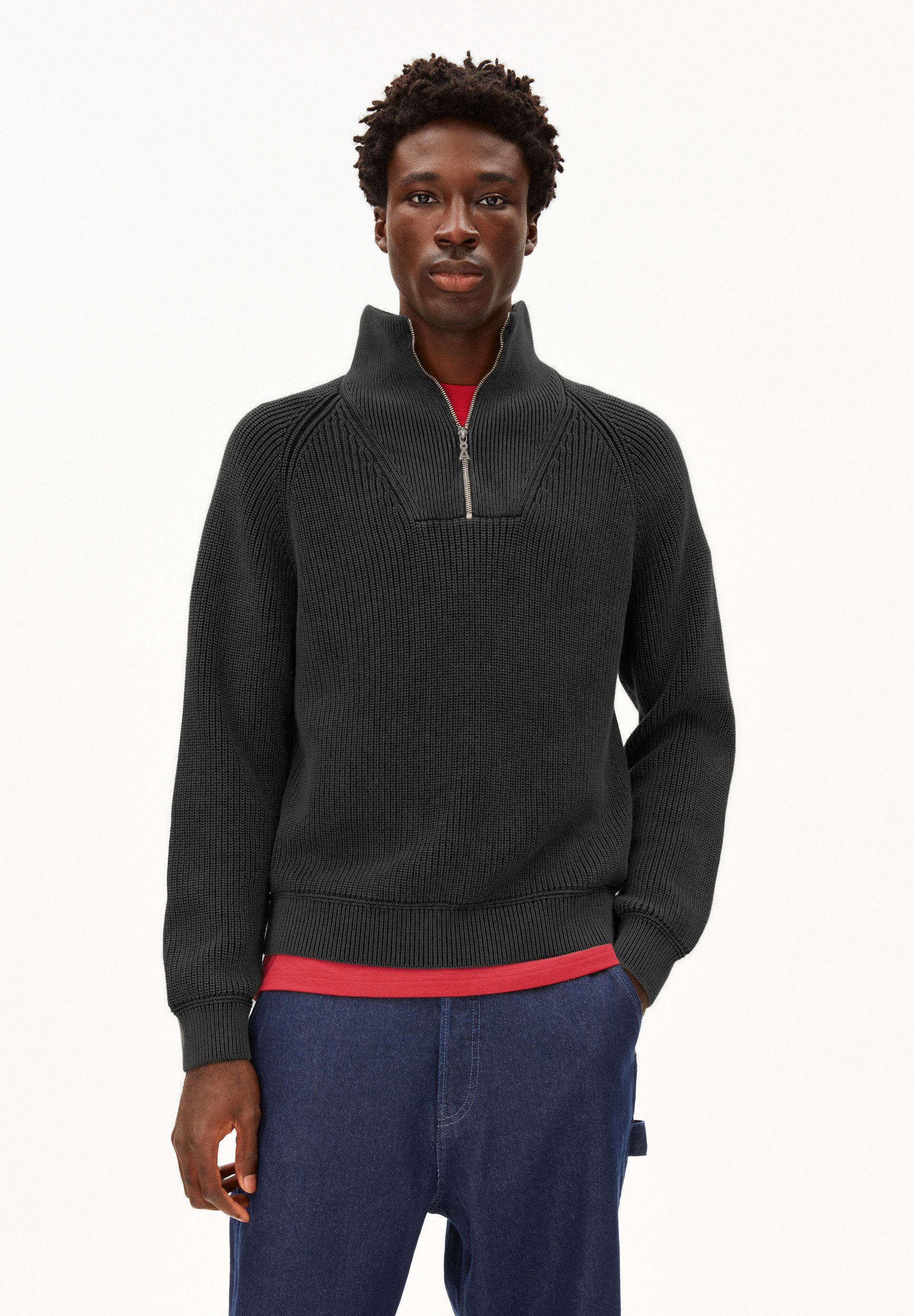 Armedangels Strickpullover KAALVES GMT DYE Pullover aus Bio-Baumwolle (Regular Fit) Regular Fit