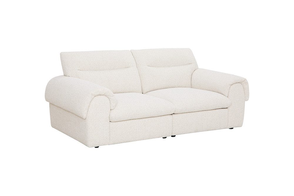 riess-ambiente 3-Sitzer SIXTH SENSE 210cm beige - Bouclé, Nosagfederung, Daunenfedern, FSC, Einzelartikel 1 Teile, Strickstoff-Couch - ideal für Wohn- und Schla – Bild 2 von 5