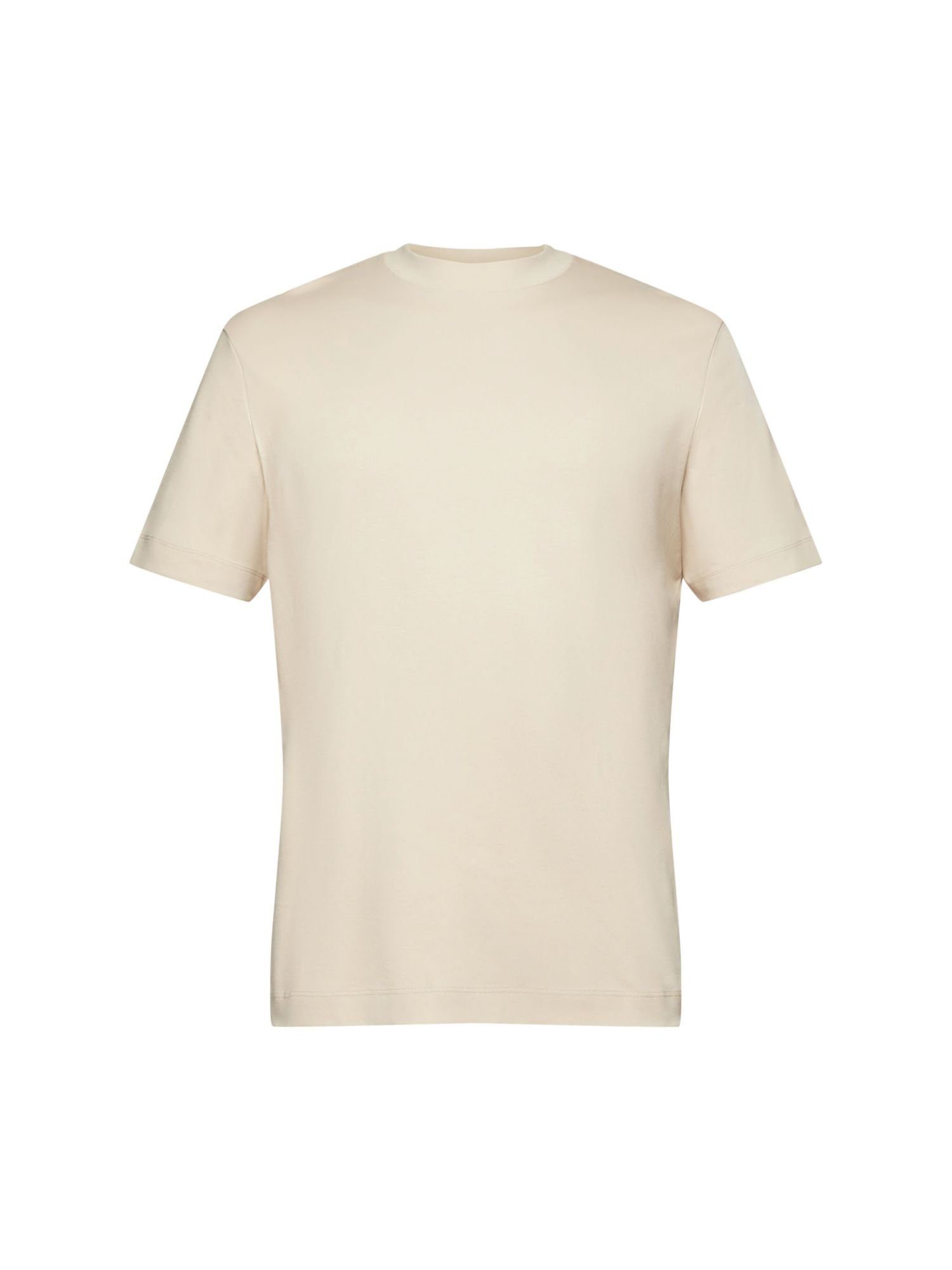 Esprit Collection T-Shirt T-Shirt aus nachhaltiger Baumwolle (1-tlg) LIGHT TAUPE