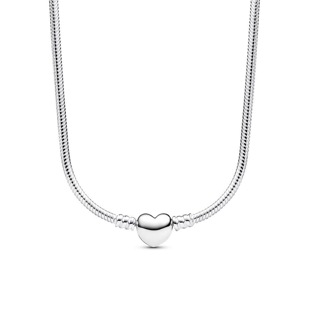 Pandora Silberkette PANDORA Moments Damen Schlangenkette Herz aus Sterlings günstig online kaufen