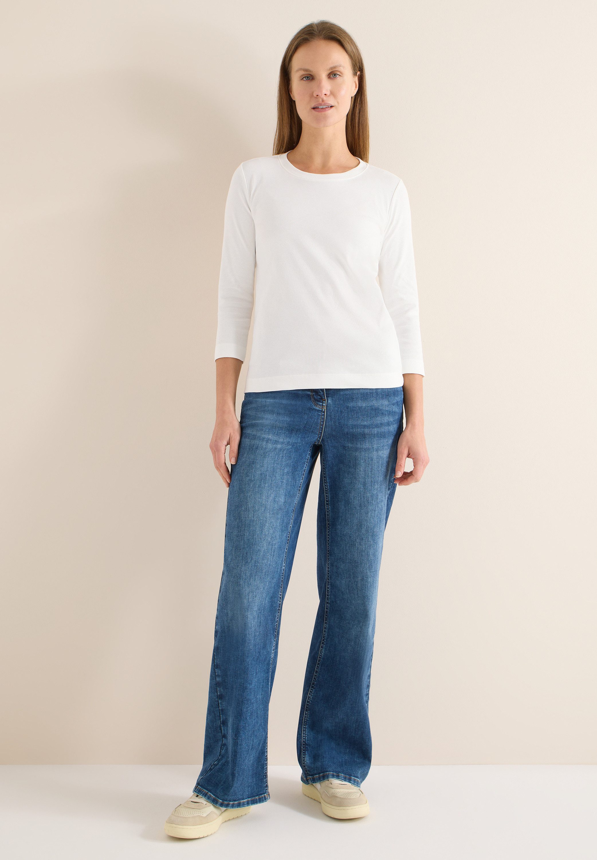 CECIL 3/4-Arm-Shirt mit 3/4 Ärmeln