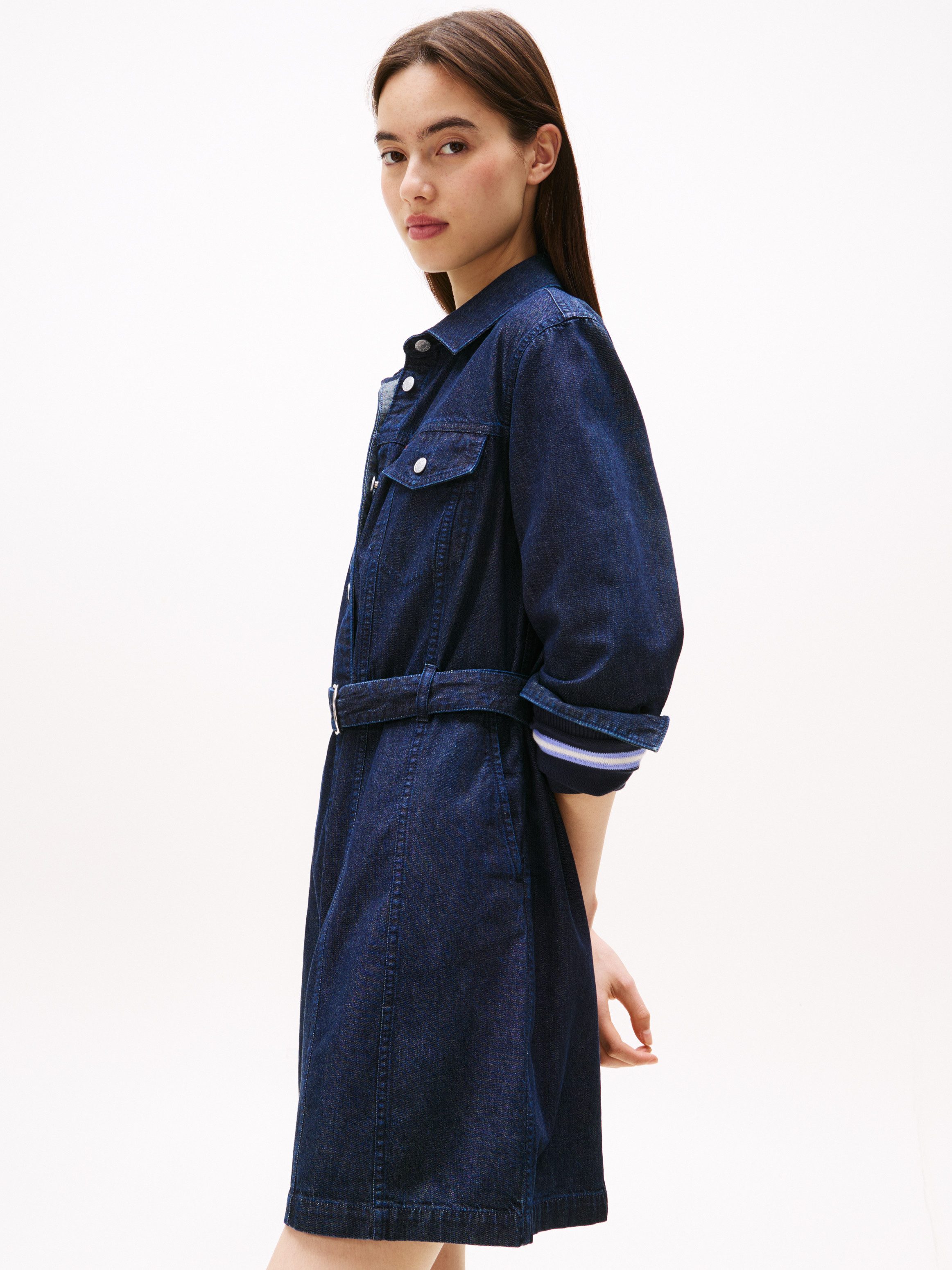 Jeanskleid DENIM BELTED DRESS
