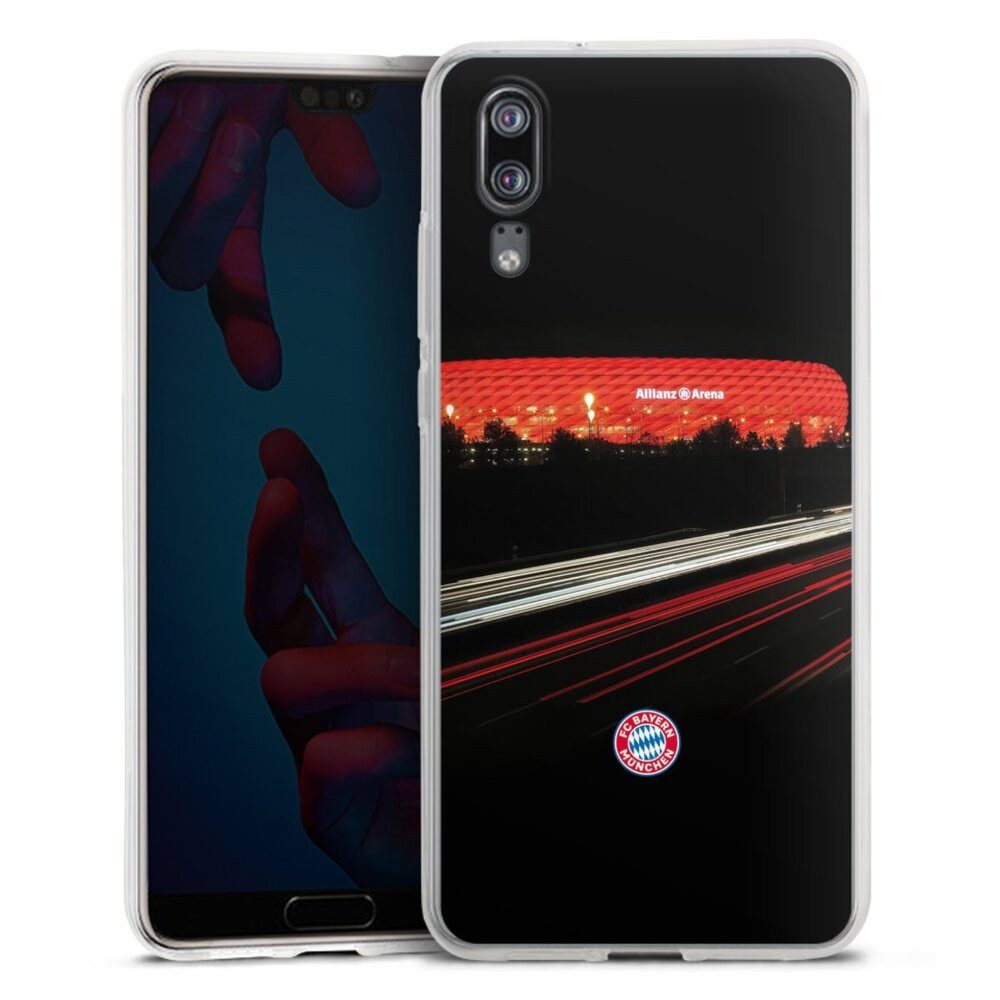 DeinDesign Handyhülle FC Bayern München FCB Stadion FC Bayern München Allianz Arena, Huawei P20 Silikon Hülle Bumper Case Handy Schutzhülle