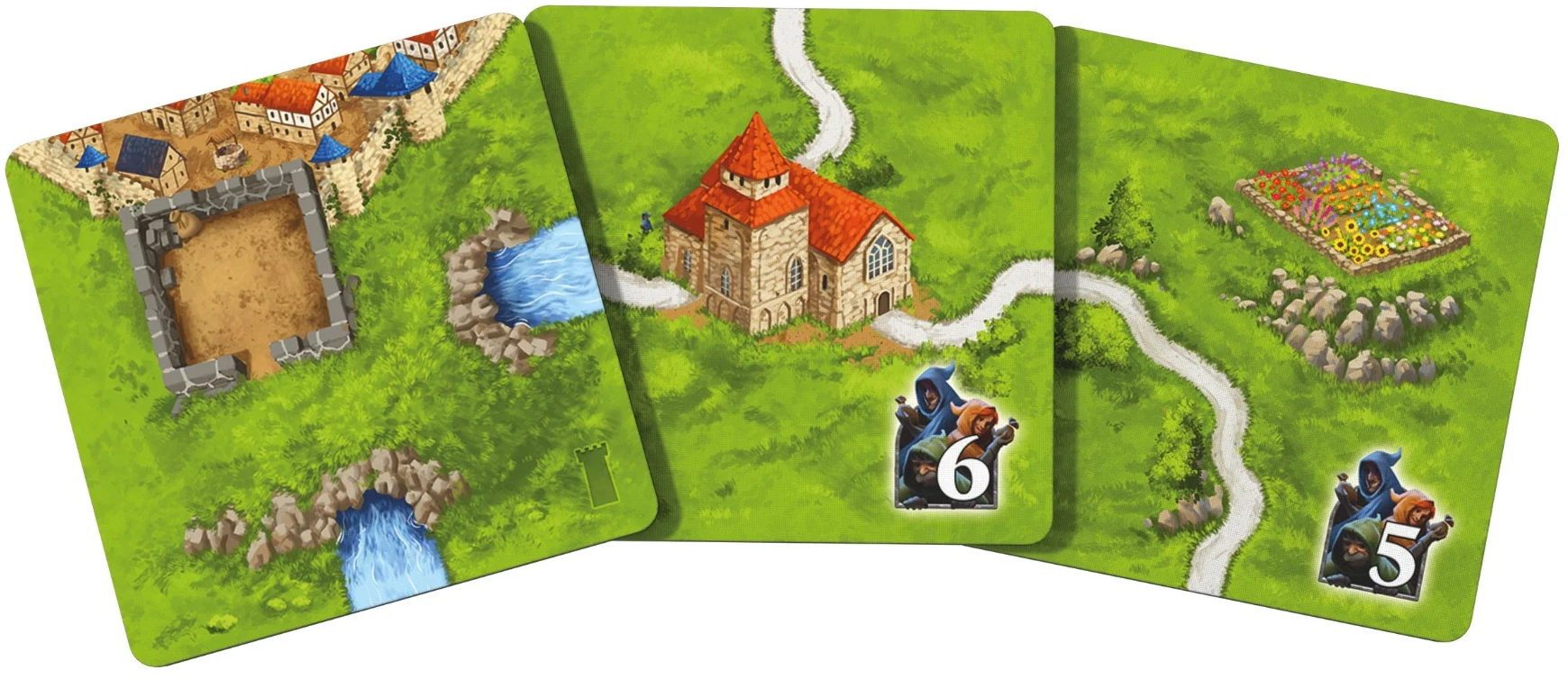 Hans im Glück Spiel Carcassonne 4. Erweiterung Türme & Gauner HIGD0134