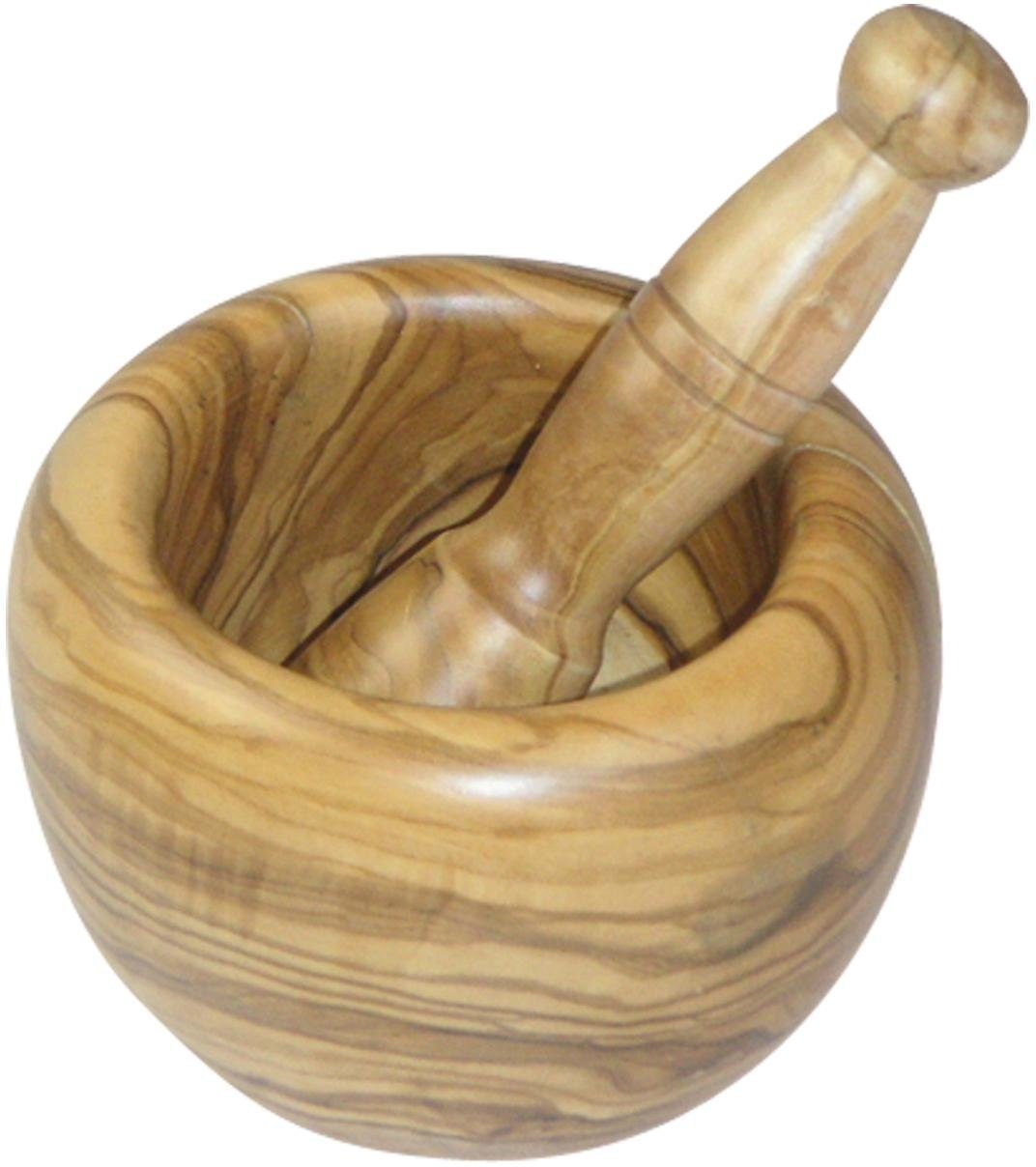 BERARD FRANCE 1892 Mörser, (Set, 2-tlg), robustes Olivenholz