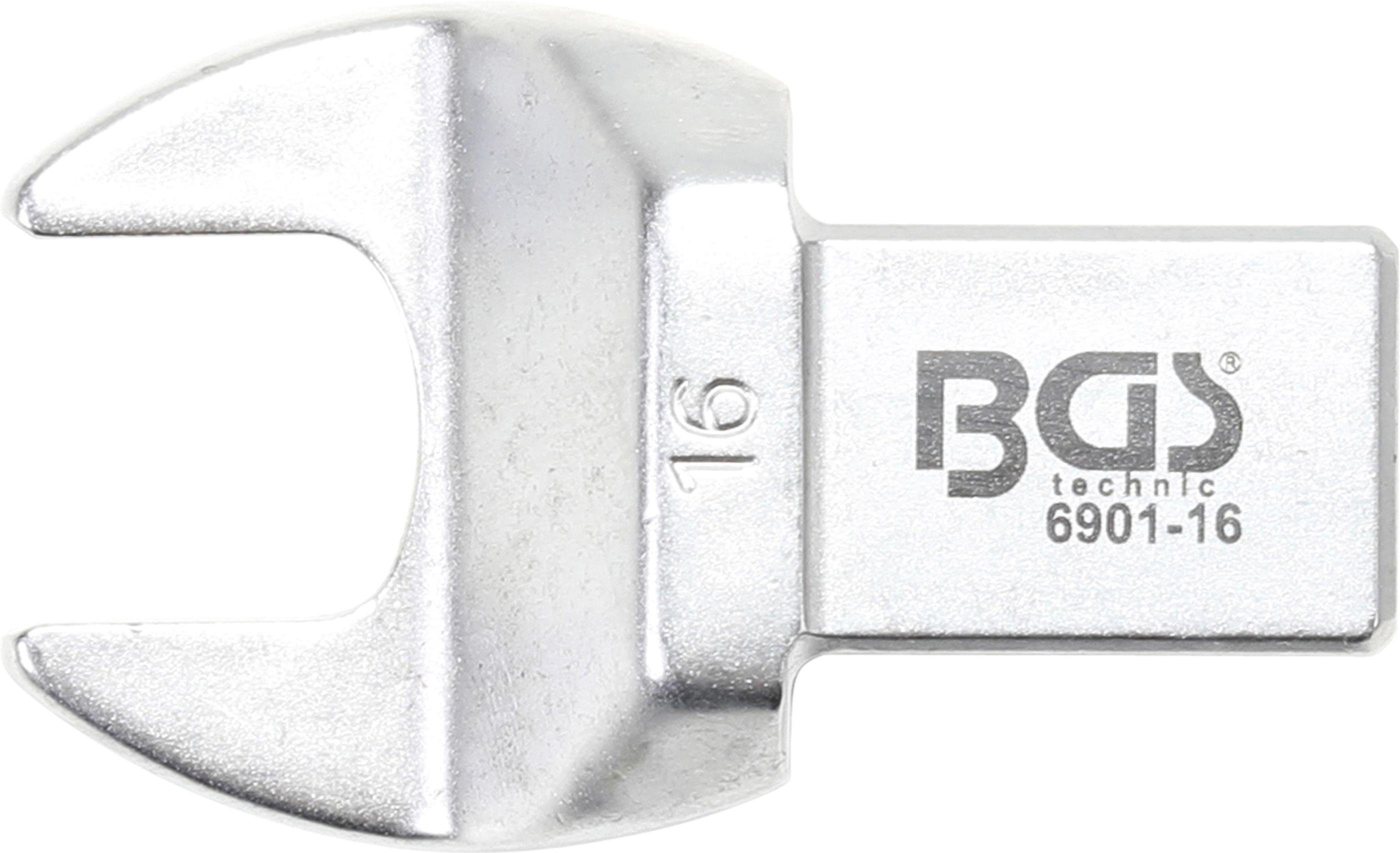 BGS technic Ausstechform Einsteck-Maulschlüssel, 16 mm, Aufnahme 14 x 18 mm