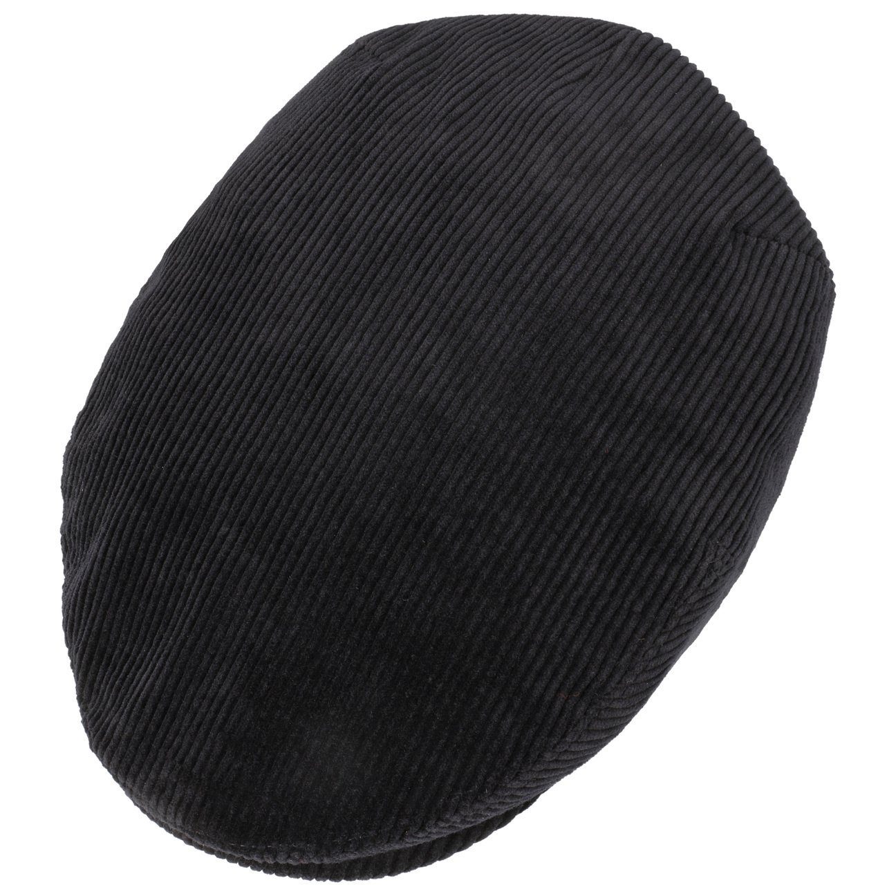 Flat schwarz mit Cap (1-St) Schirmmütze Made Schirm, Lierys in EU the
