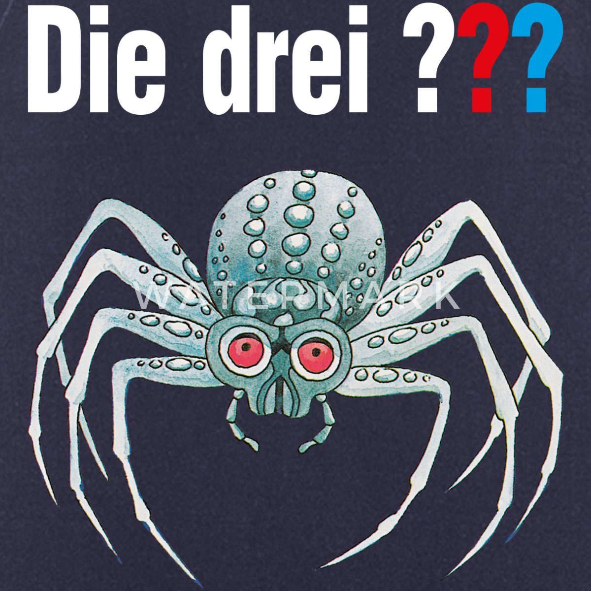 Spreadshirt Kochschürze Die Drei Fragezeichen und die silberne Spinne Kochs günstig online kaufen