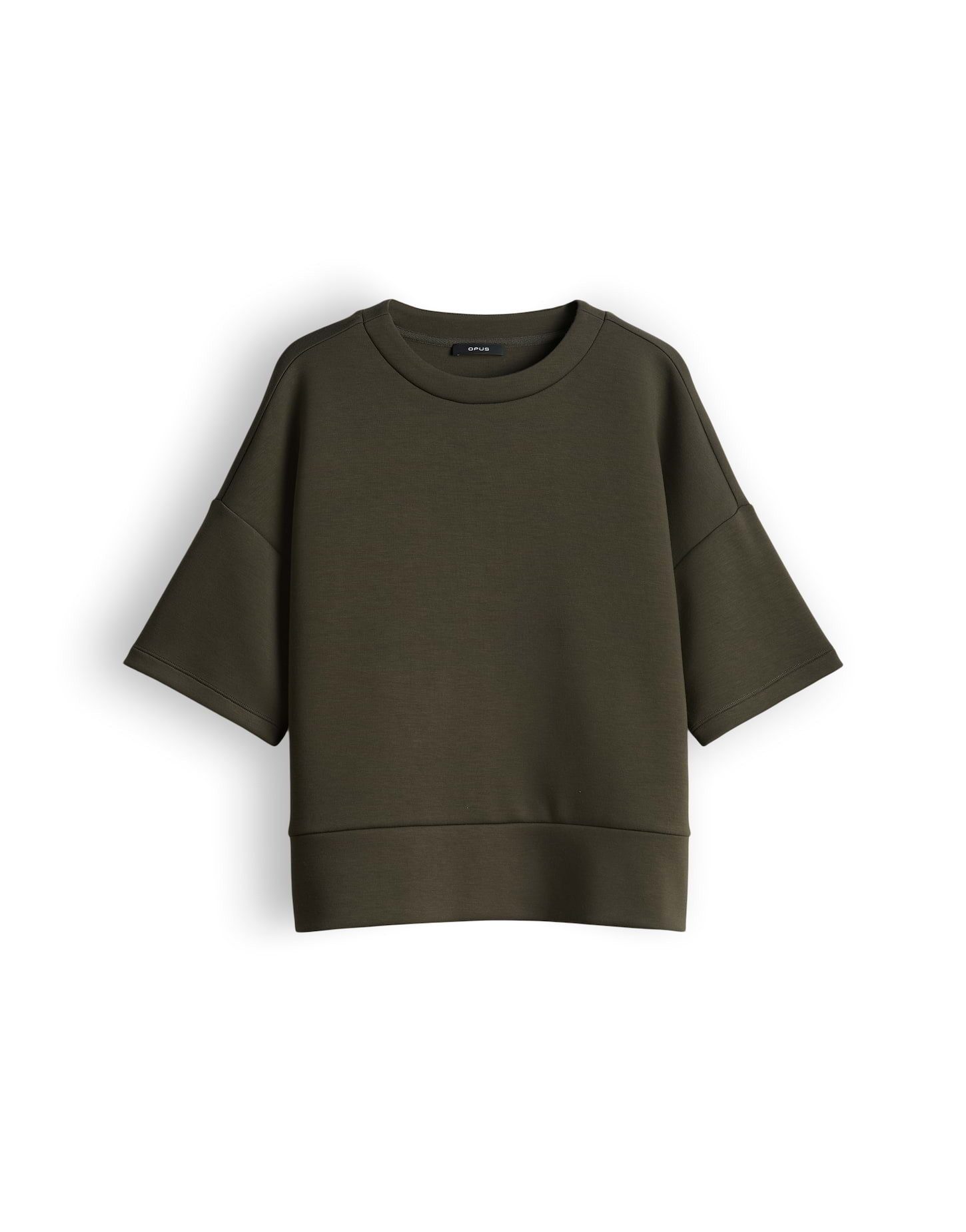 OPUS Sweatshirt Gasopa aus softem Sweat mit angerauter Oberfläche Bündchen schaffen einen soften und bequemen Abschluss