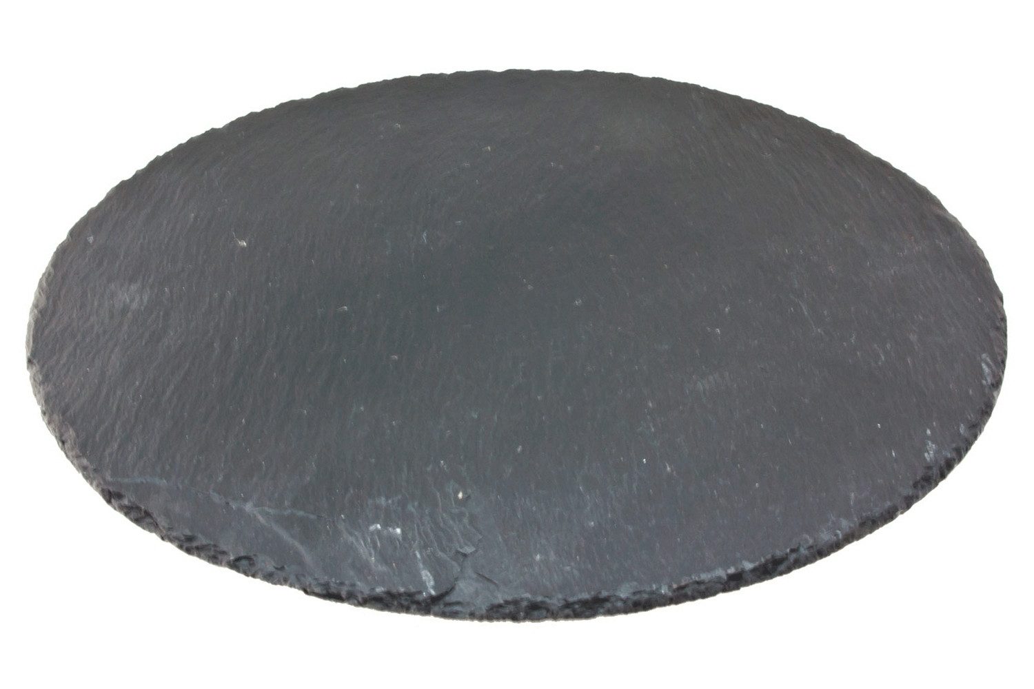 HIT Trading Platzteller Schieferplatte RILEY, Anthrazit, Ø 30 cm, 1-tlg., Schiefer
