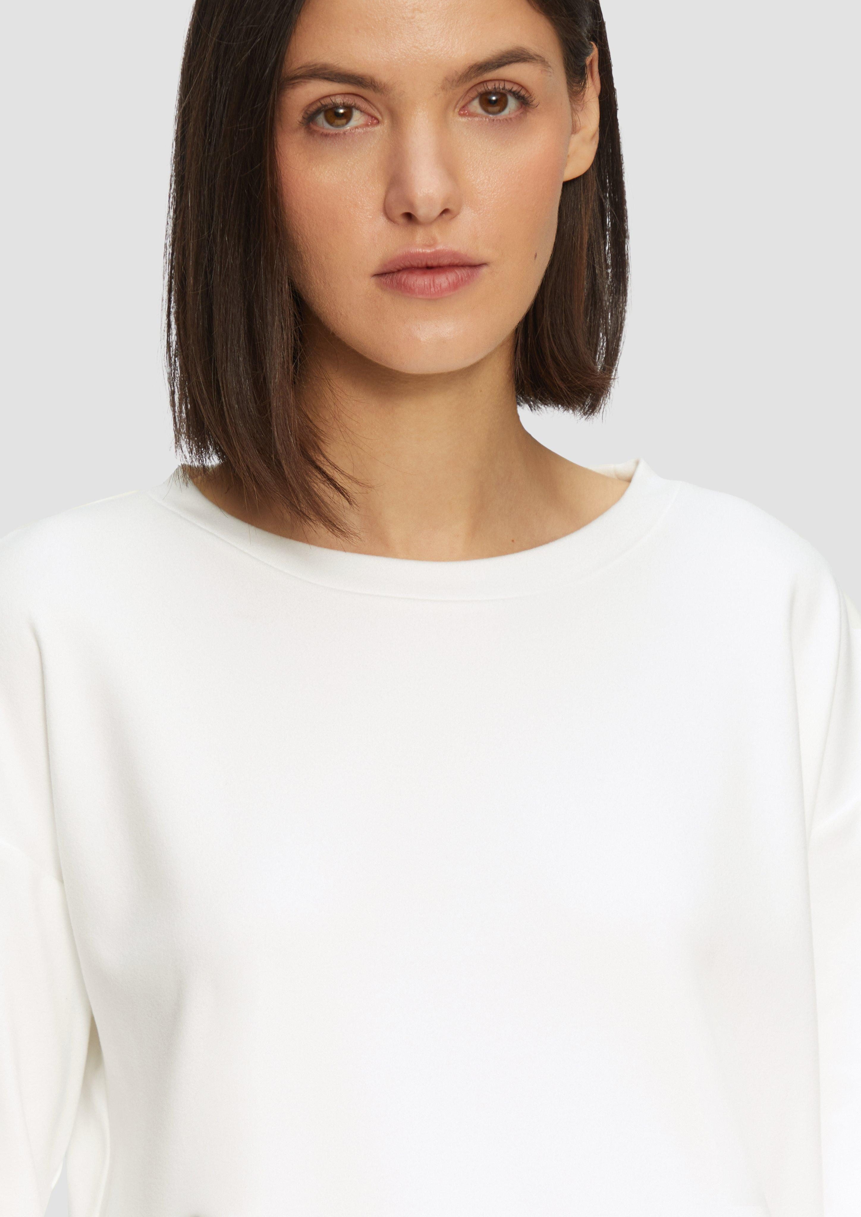 s.Oliver Sweatshirt Sweatshirt mit Faltendetail am günstig online kaufen